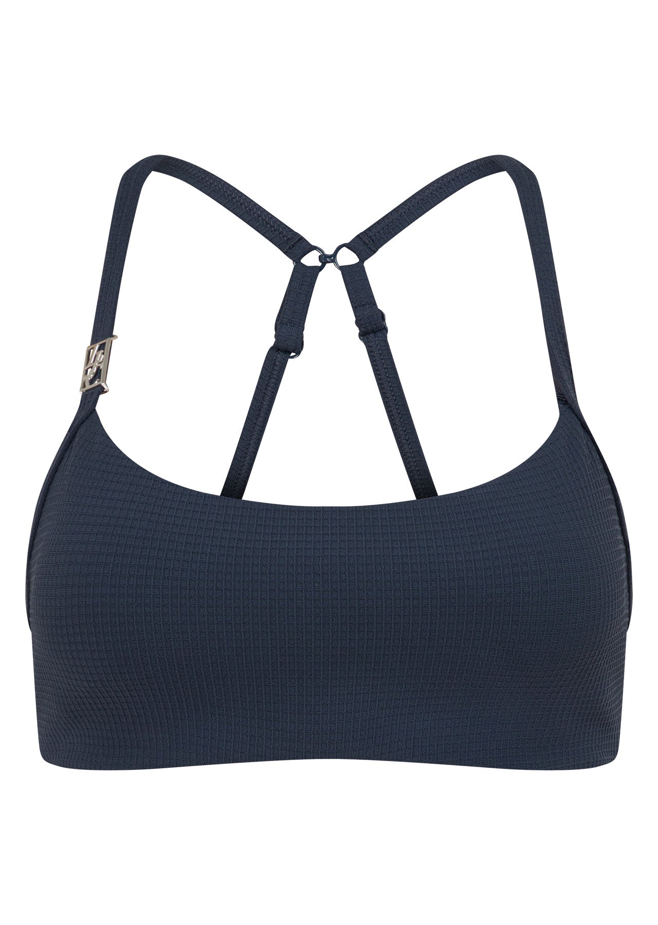 Lorna Jane Downtime Waffle Sports Bra - Ash Blue