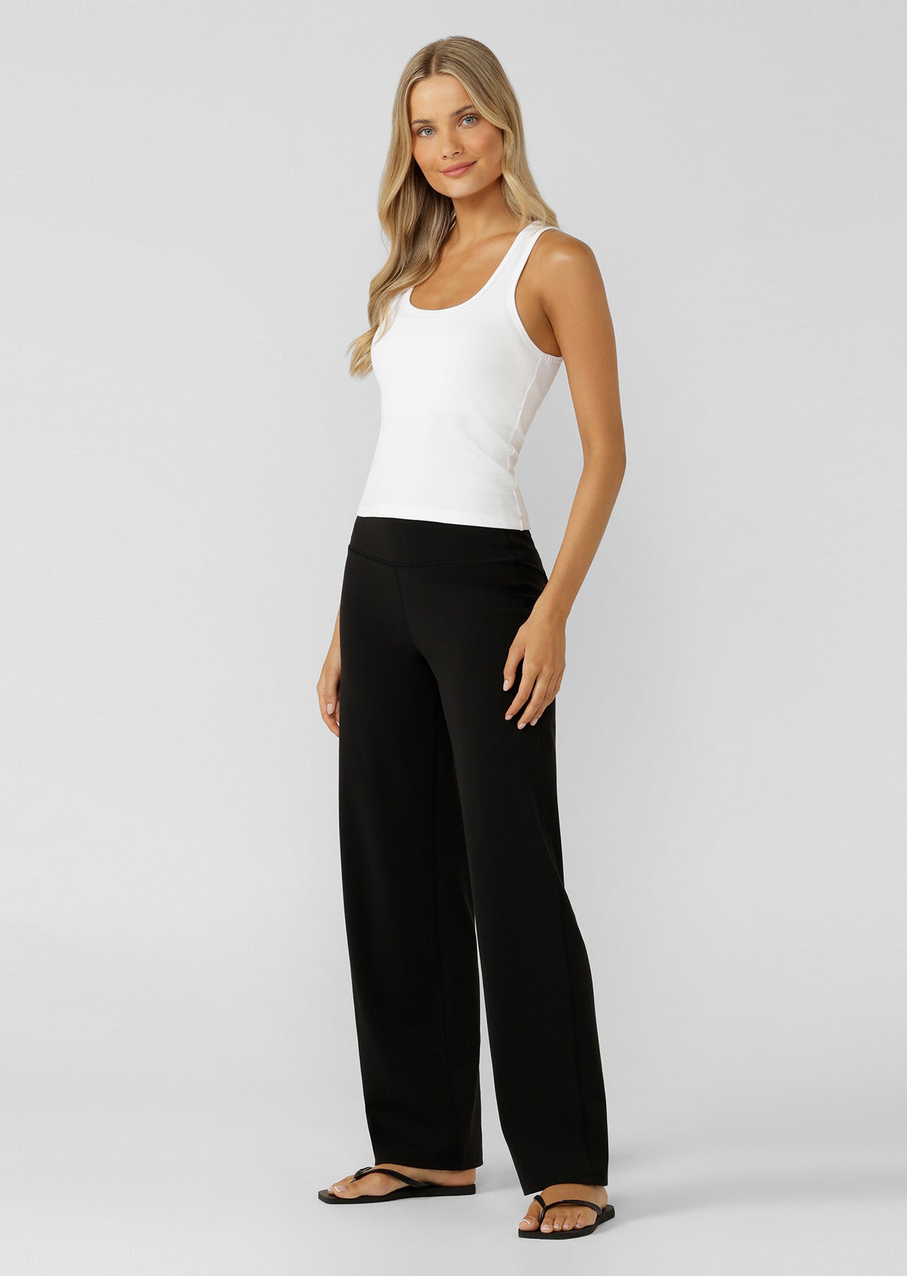 Lorna Jane Original Sport Rib Tank - White