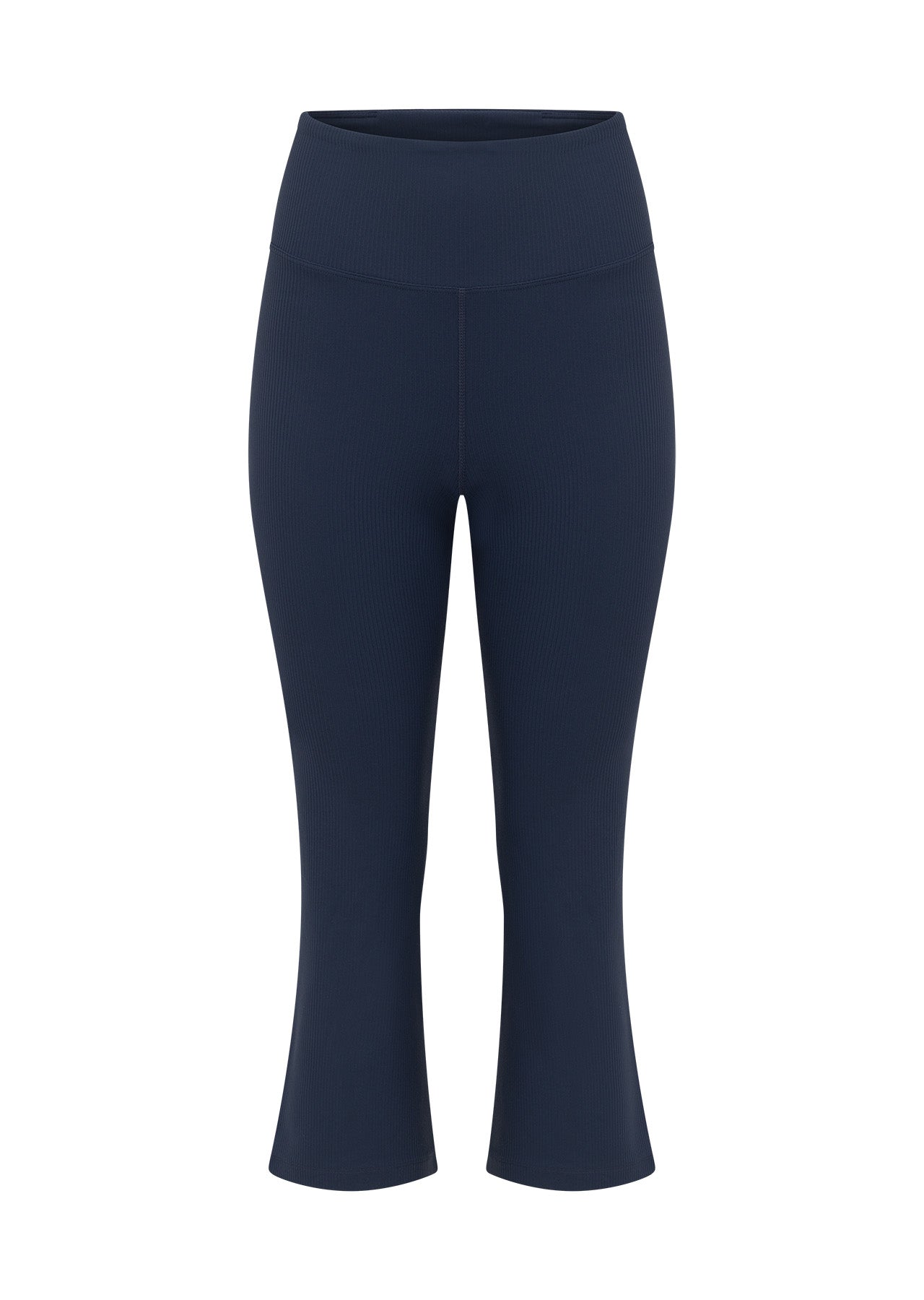 Lorna Jane Irresistible Luxe Active Rib Cropped Yoga Pants - Ash Blue