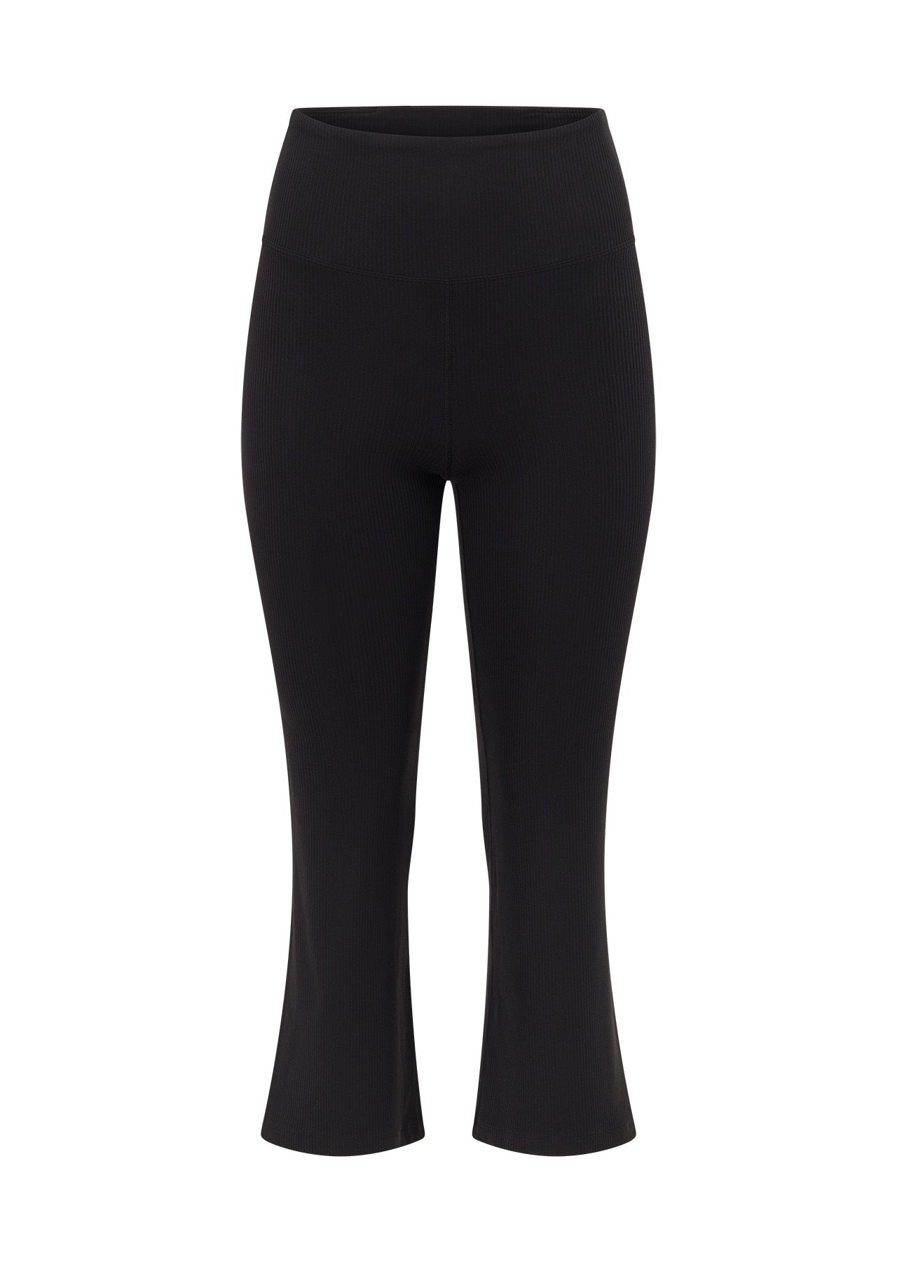 Lorna Jane Irresistible Luxe Active Rib Cropped Yoga Pants - Black