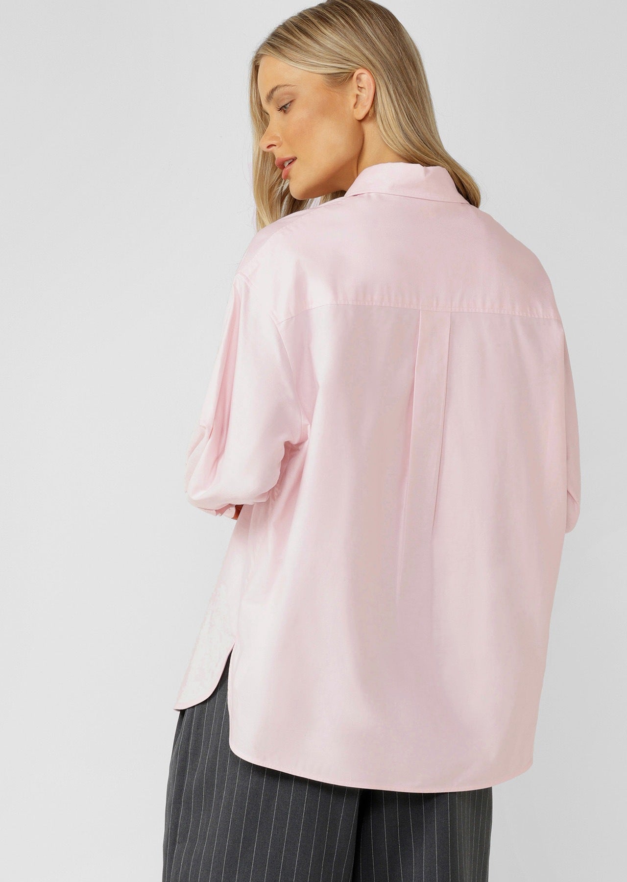 Lorna Jane Signature Long Sleeve Shirt - Pale Peony