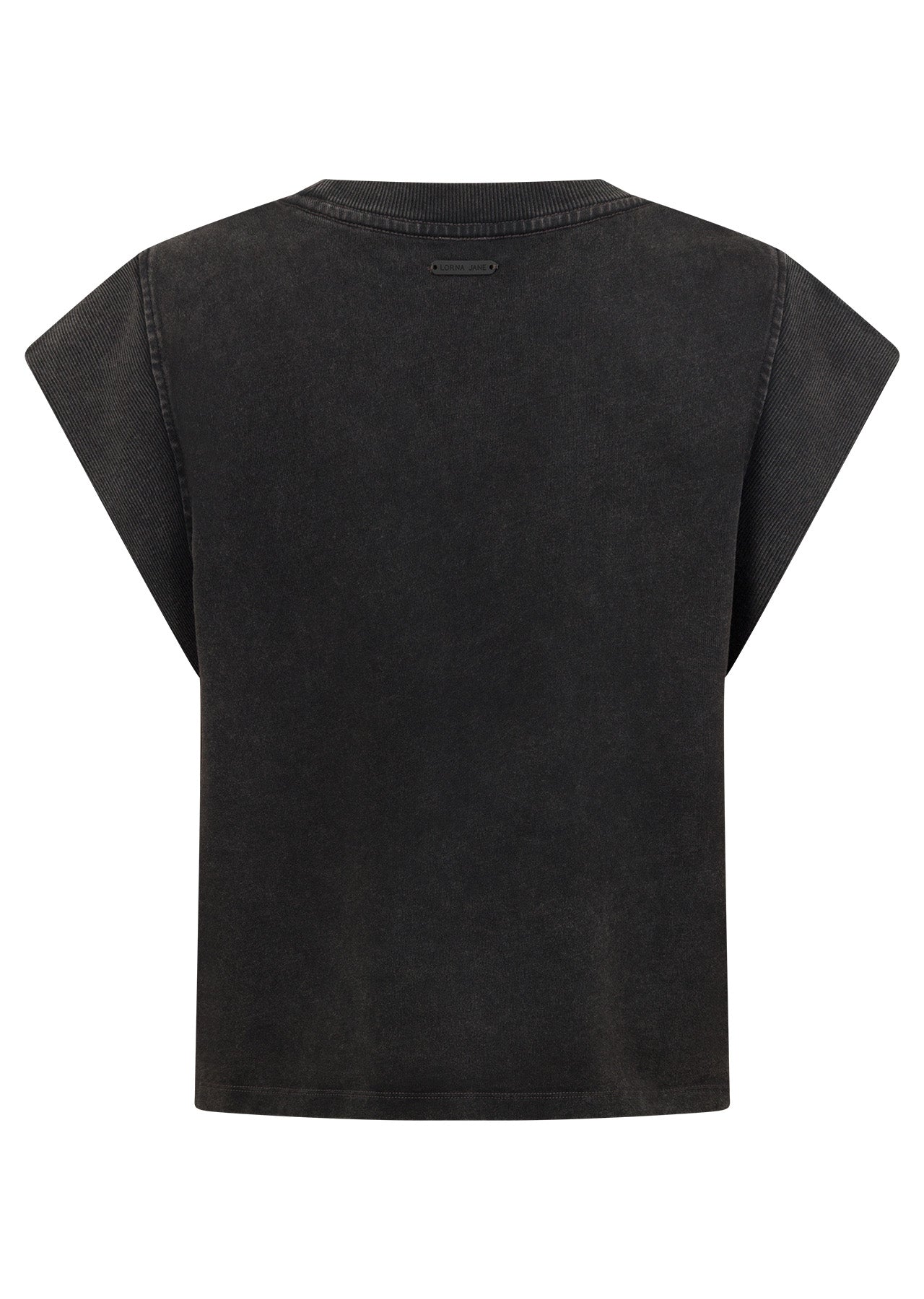 Lorna Jane Reset Washed T-Shirt - Washed Black