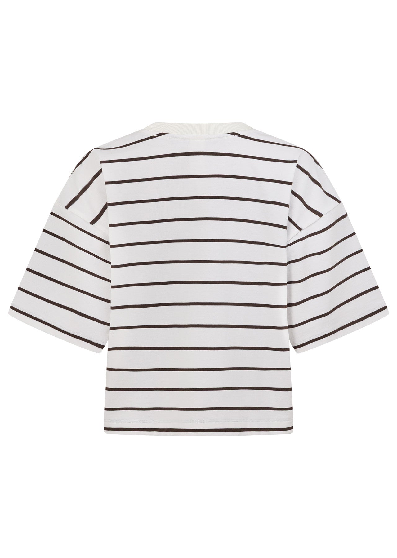 Lorna Jane Retrograde Boxy T-Shirt - Volcano Stripe