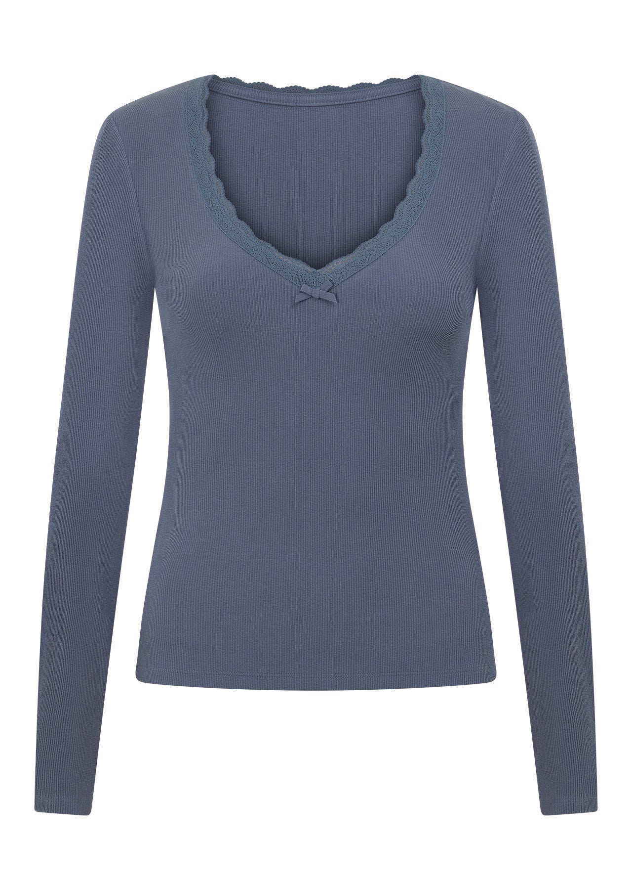 Lorna Jane In The Moment Long Sleeve Rib Top - Shadow