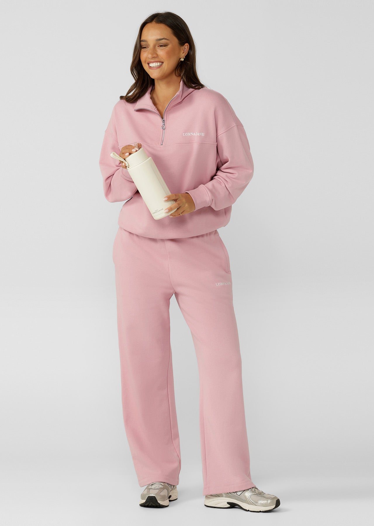 Lorna Jane Streamline Sweatpants - Dusty Rose