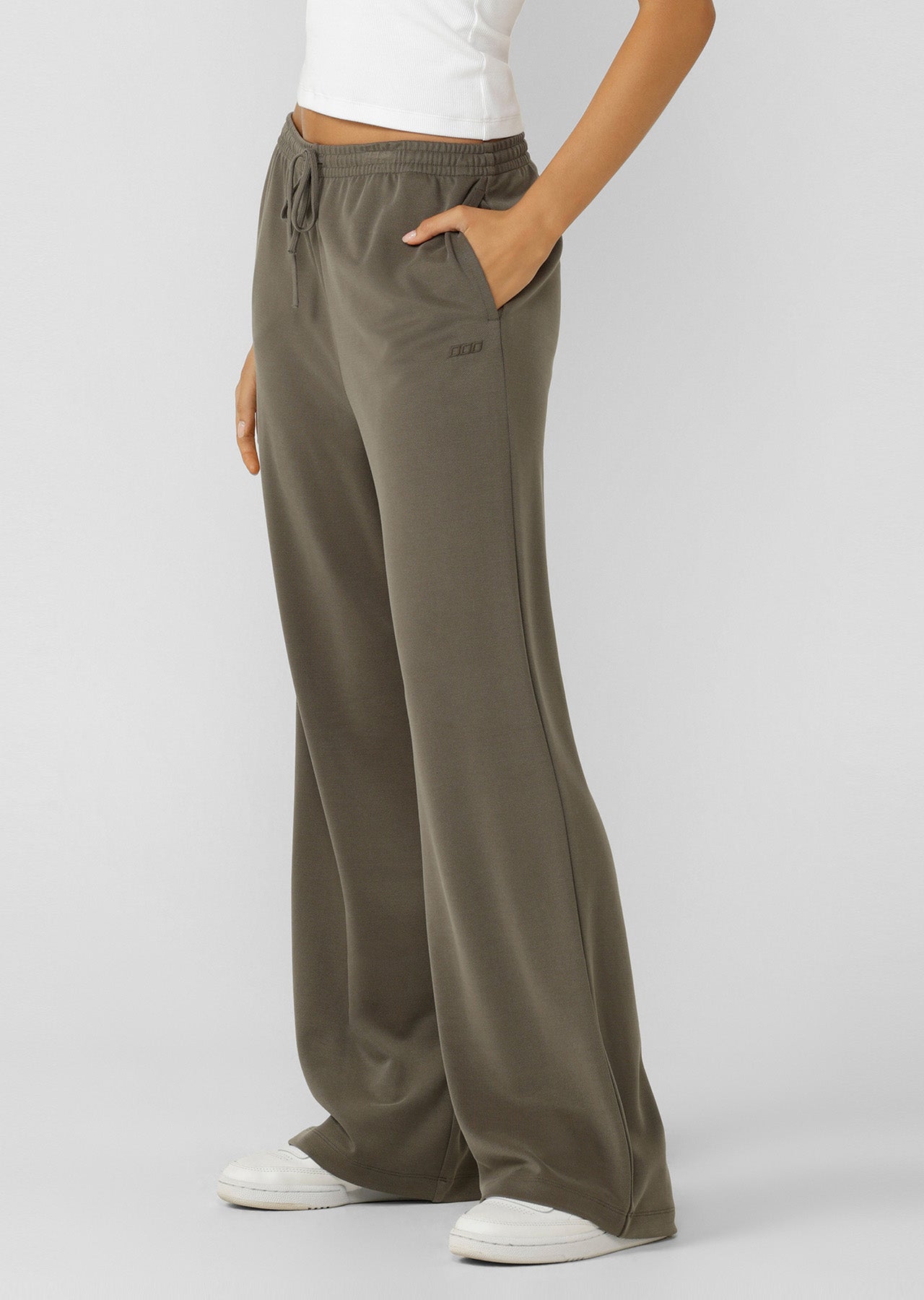 Lorna Jane Downtime Pants - Dark Khaki Haze