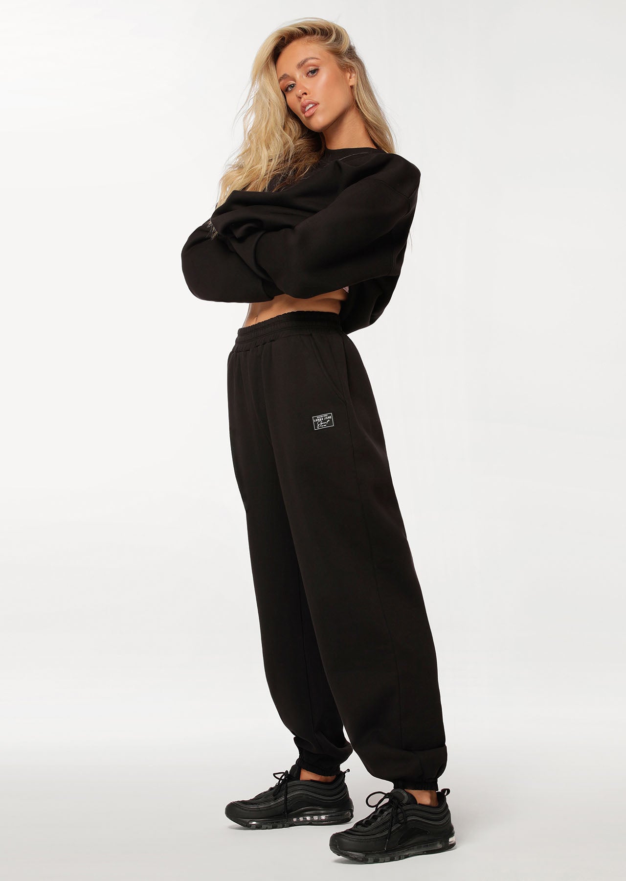 Lorna Jane Relax Track Pants - Black