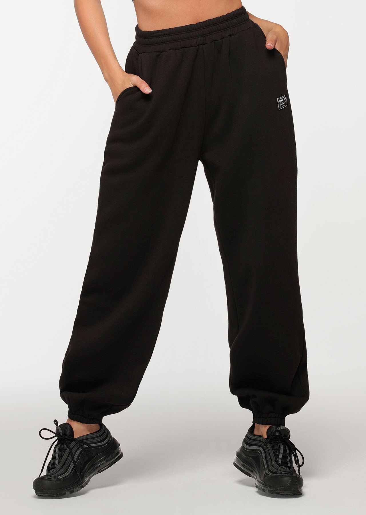 Lorna Jane Relax Track Pants - Black