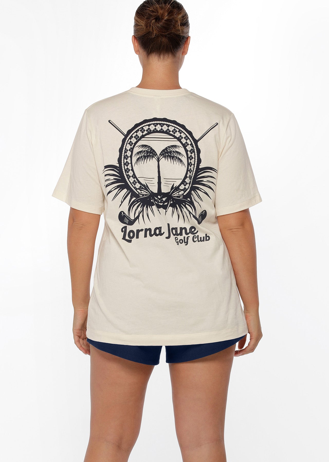 Lorna Jane Country Club Relaxed Active Tee - Cream