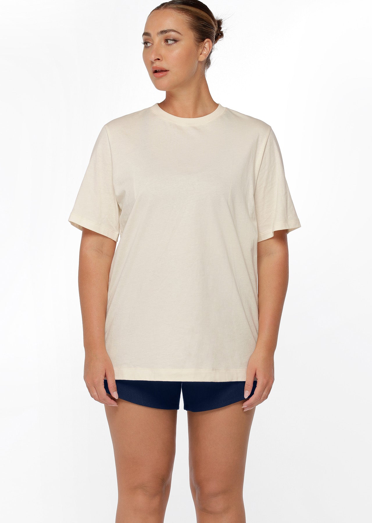 Lorna Jane Country Club Relaxed Active Tee - Cream