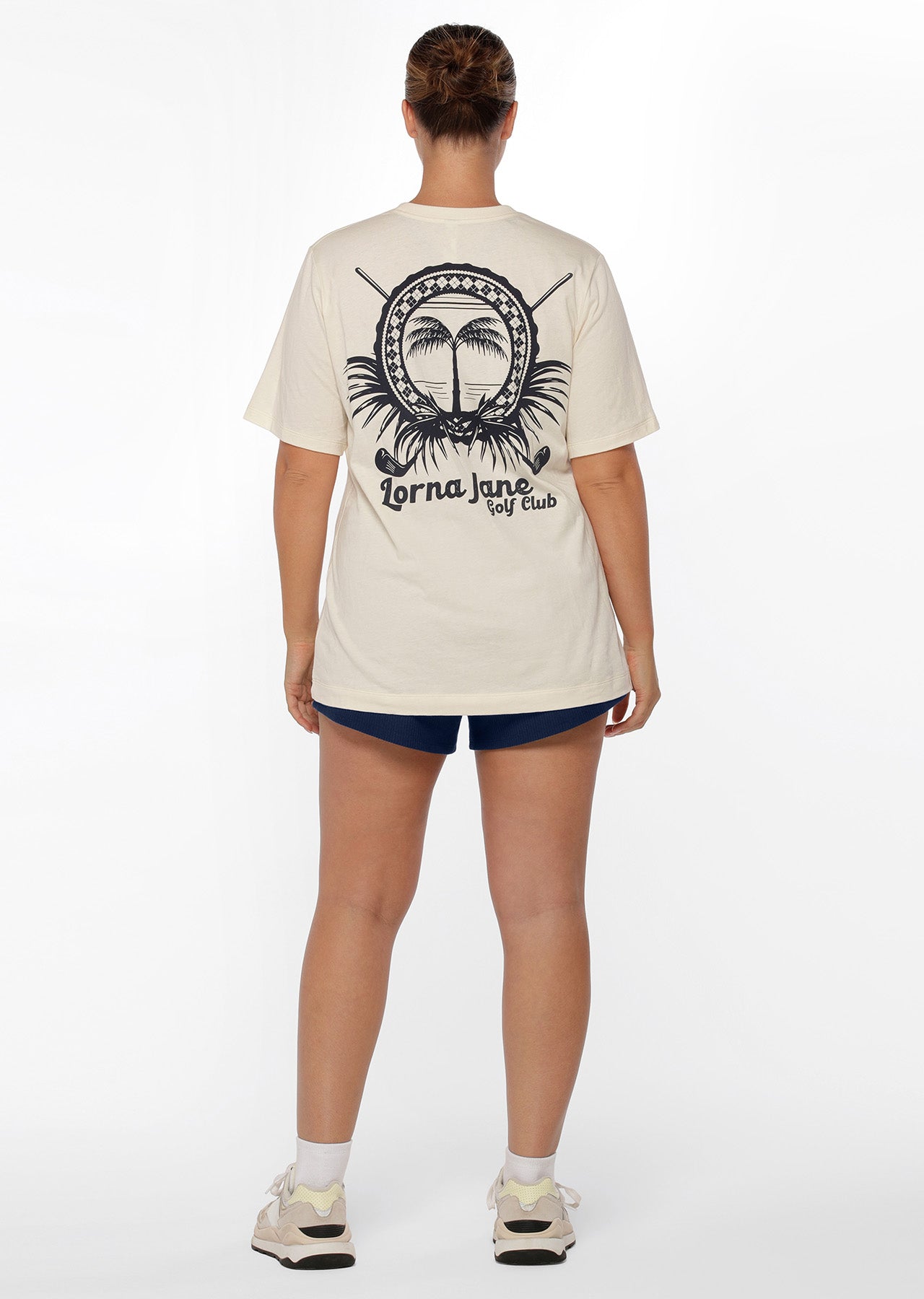 Lorna Jane Country Club Relaxed Active Tee - Cream