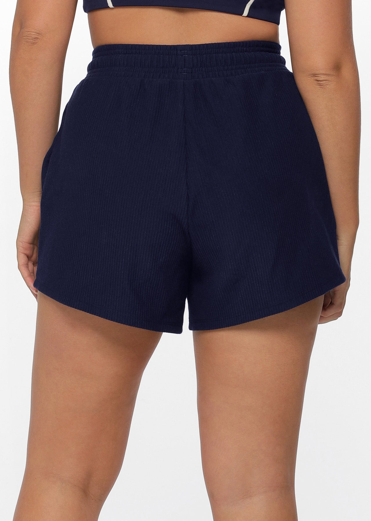 Lorna Jane Recovery Rib Shorts - French Navy