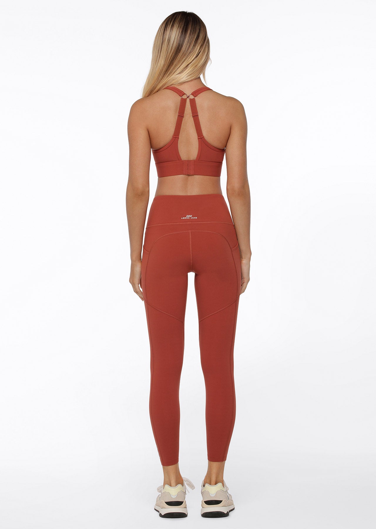 Lorna Jane No Ride Booty Ankle Biter Leggings - Spice