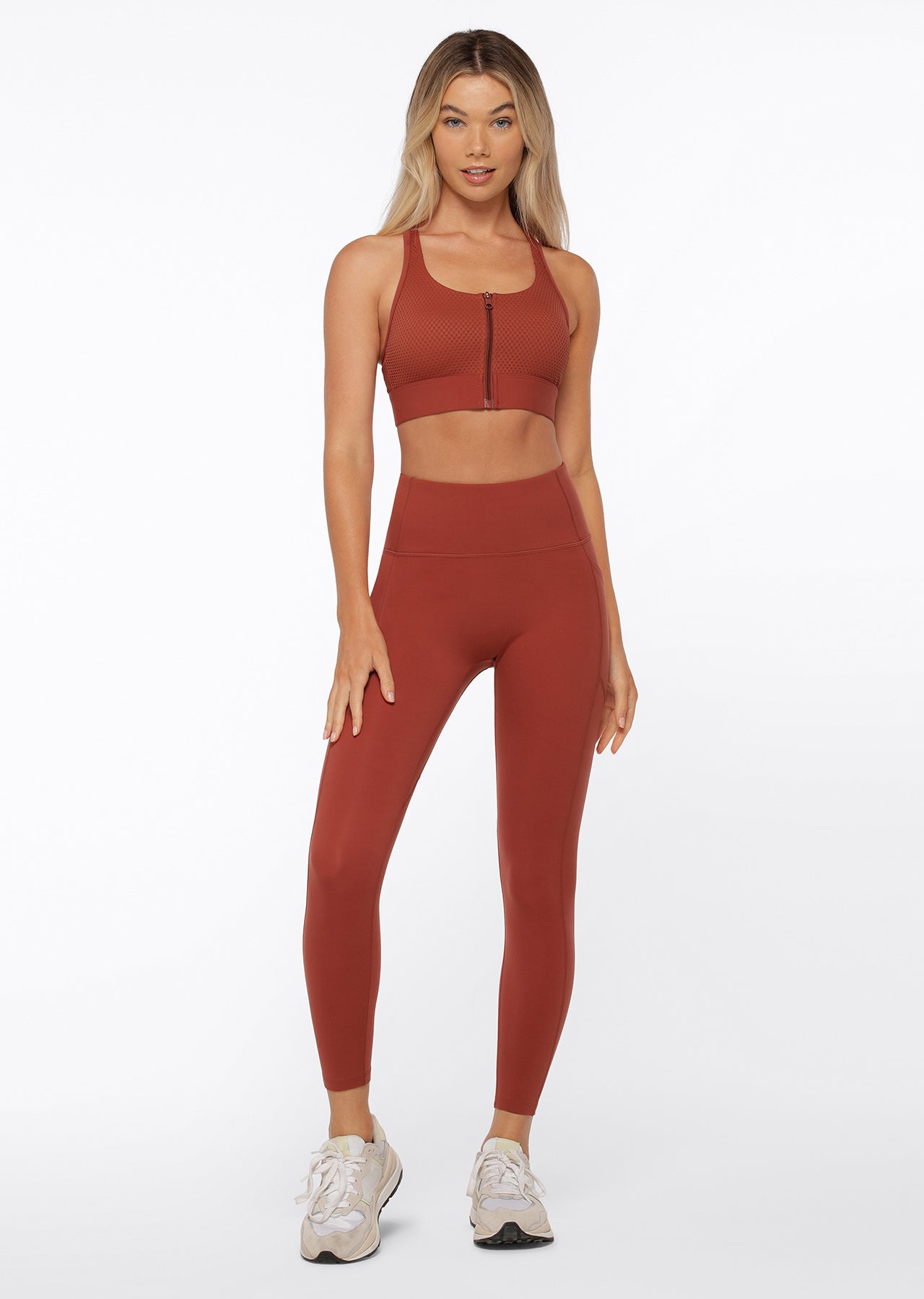 Lorna Jane Train Hard Sports Bra - Spice