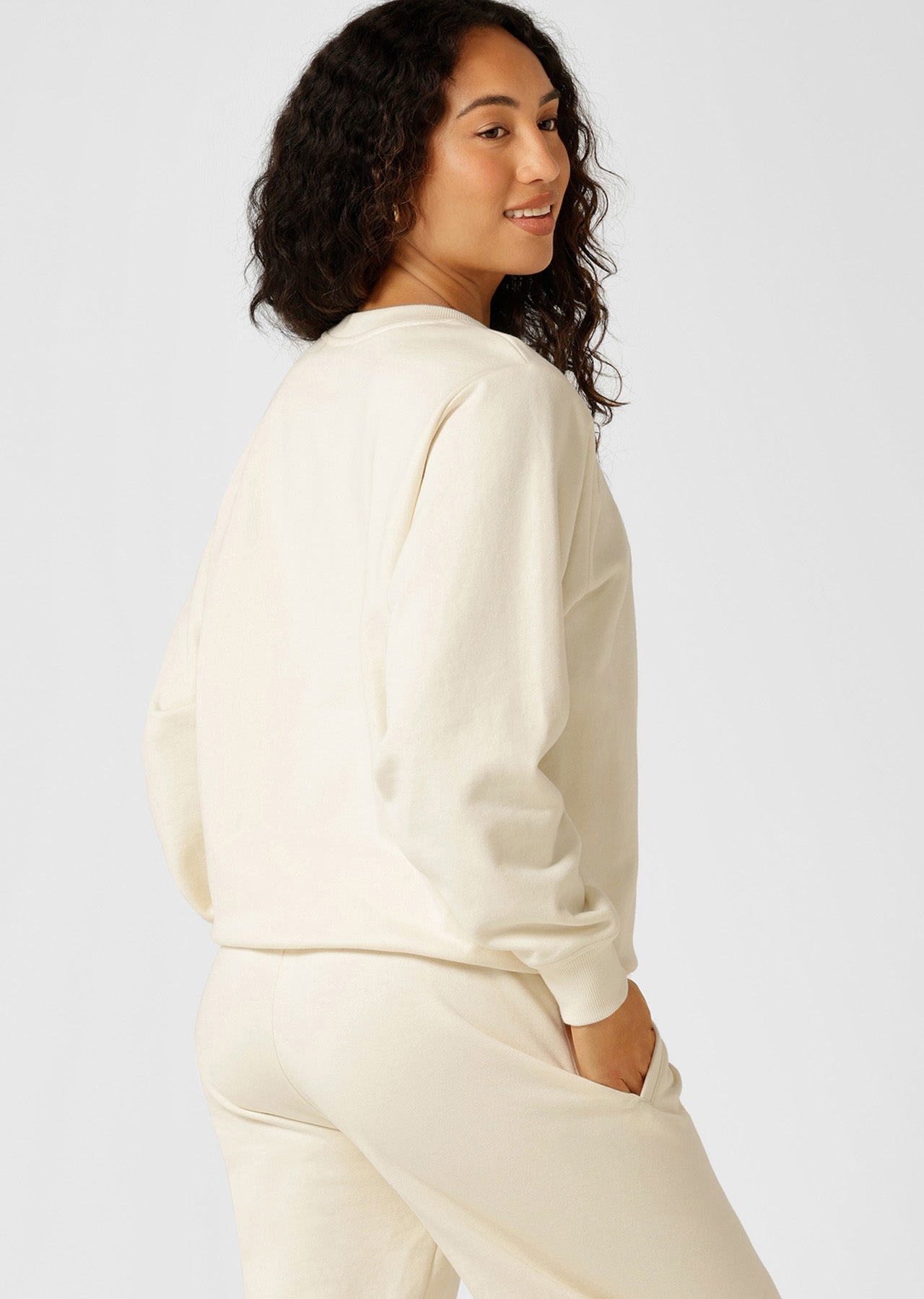 Lorna Jane Iconic Sweat - Cream
