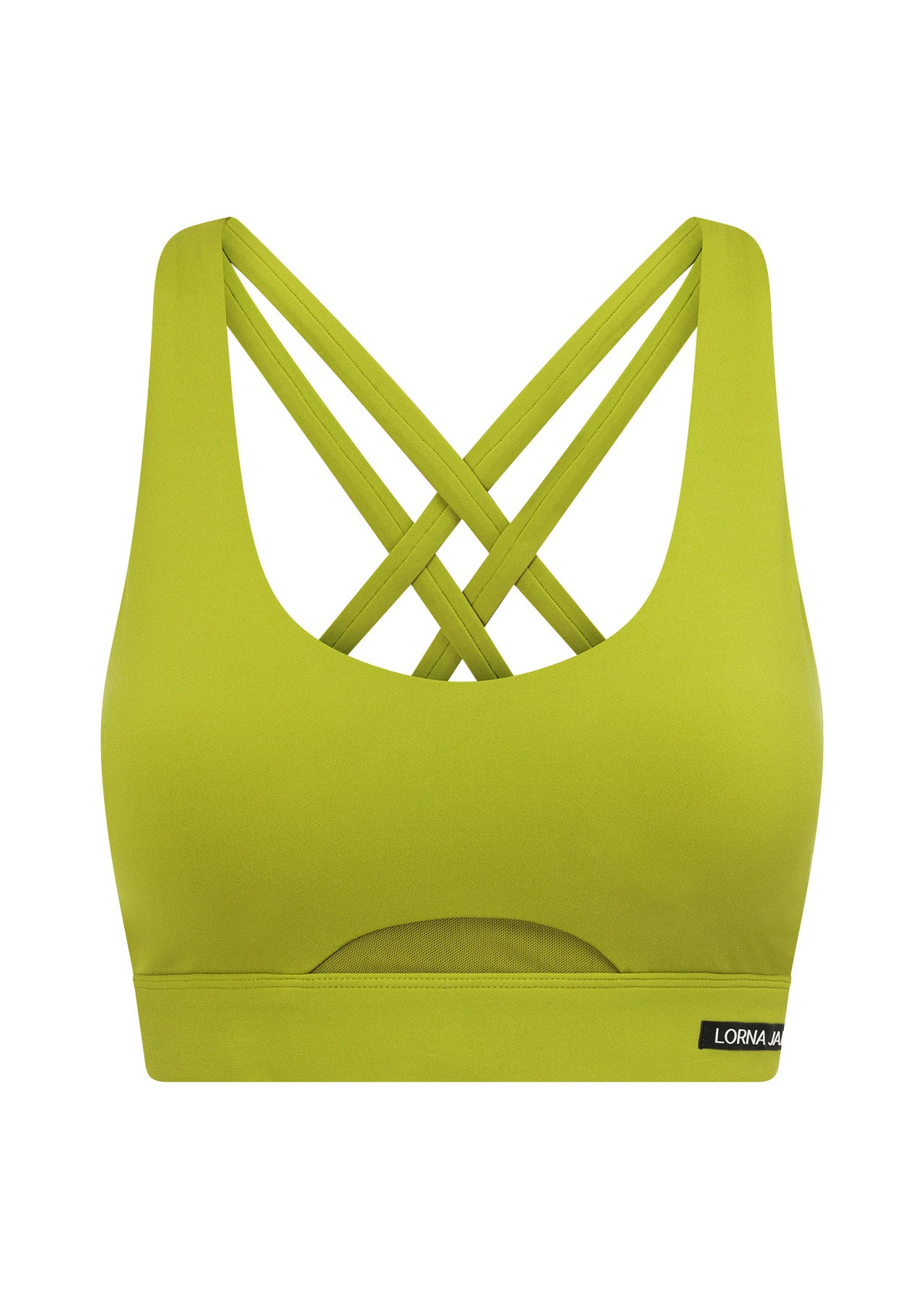 Lorna Jane Movement Recycled Mesh Sports Bra - Dark Sage