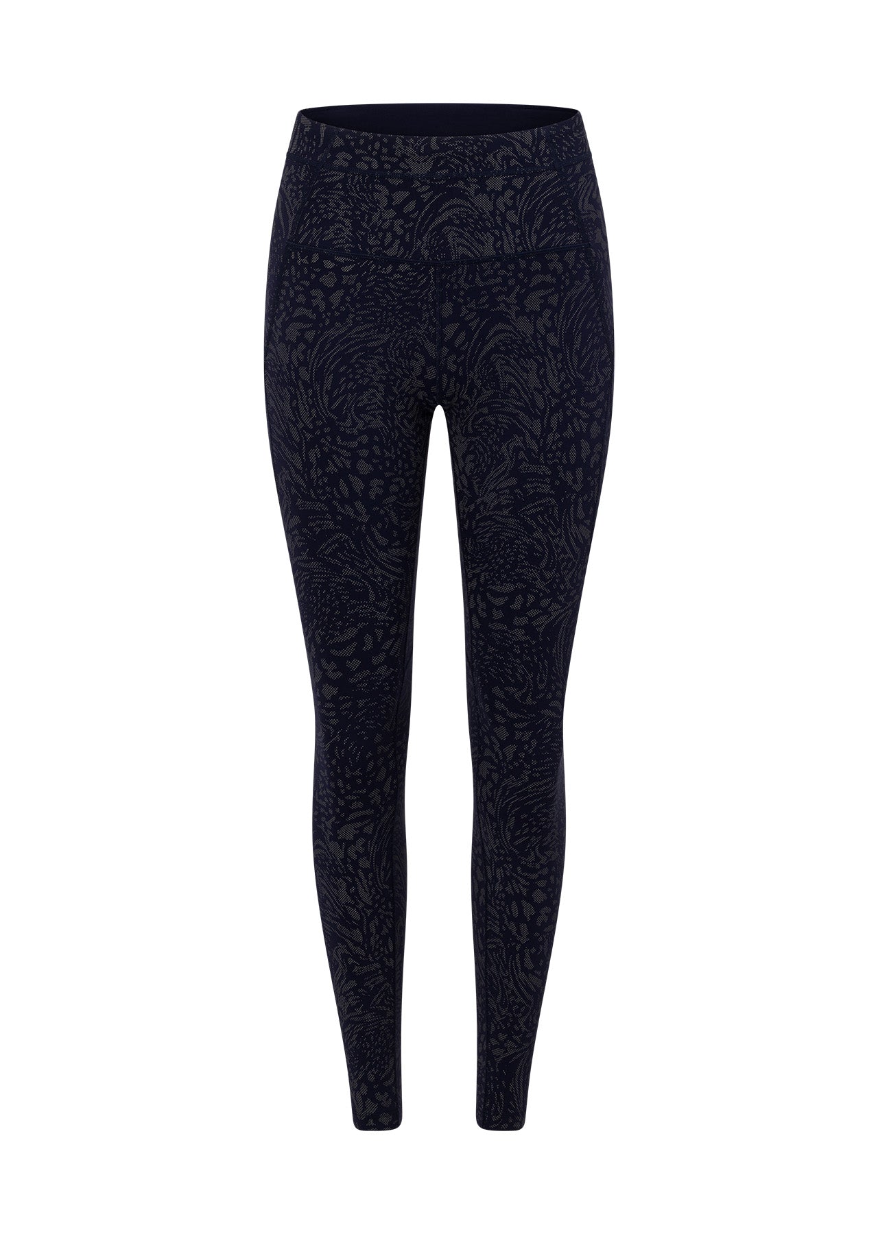 Lorna Jane V-Max Reflective Phone Pocket Full Length Leggings - Reflective French Navy