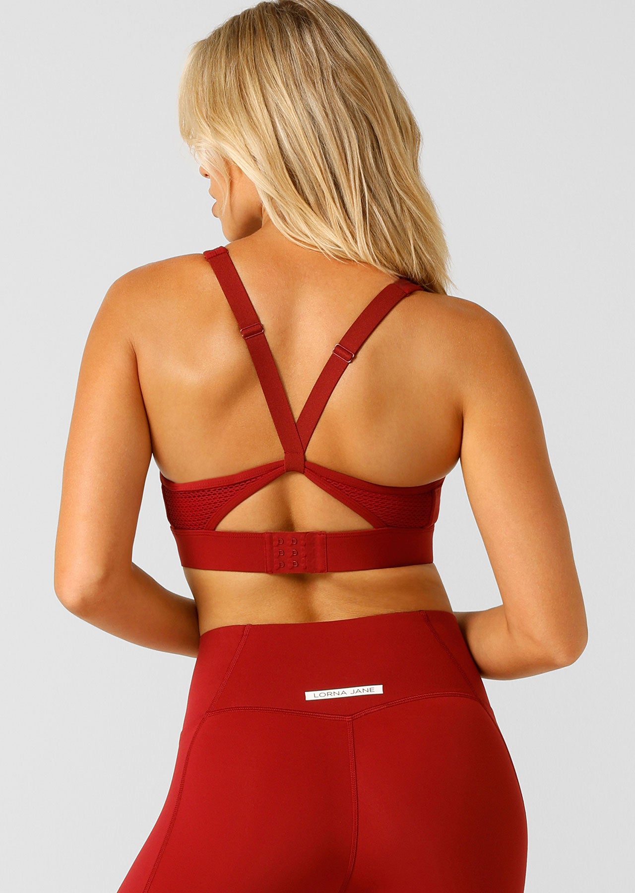 Lorna Jane Dynamic Max Support Sports Bra - Cherry
