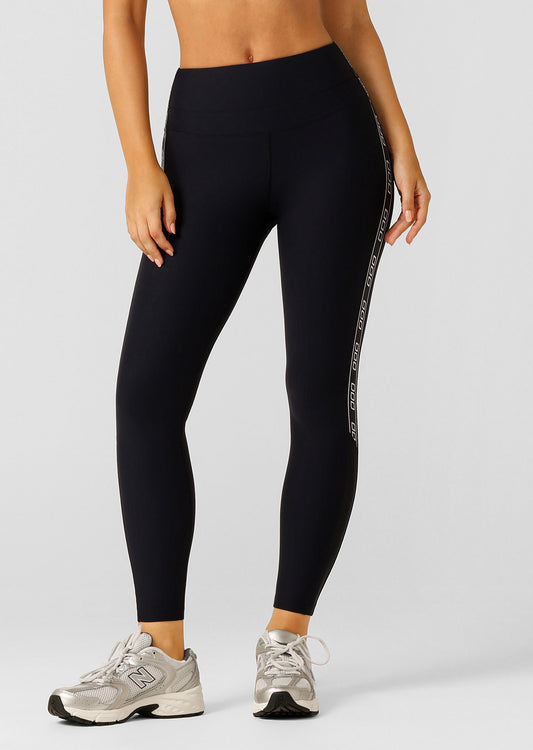 Lorna Jane Day Break Excel Ankle Biter Leggings - Midnight Blue