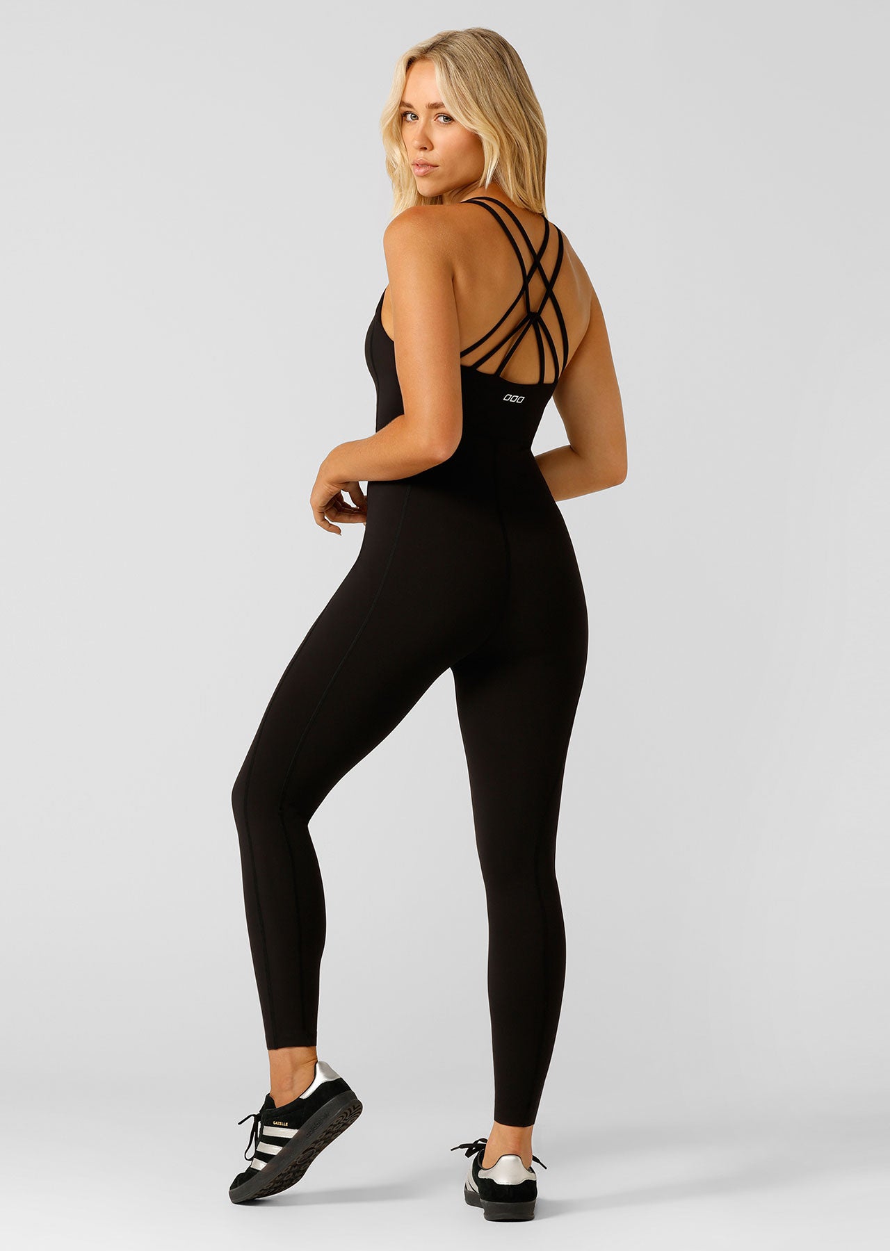 Lorna Jane Active Living No Ride Ankle Biter Bodysuit - Black