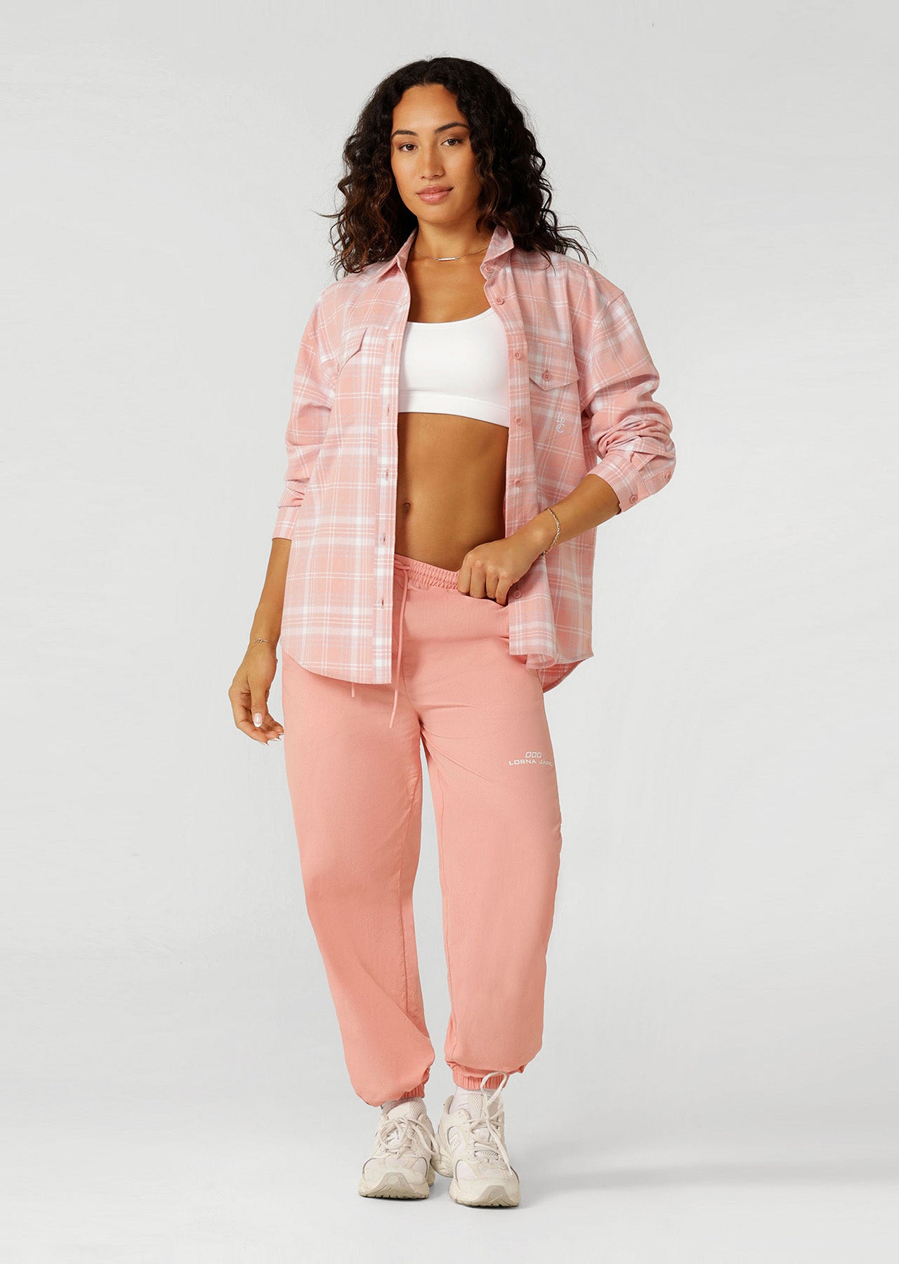 Lorna Jane Outdoor Rec Trackpants - Pale Quartz Pink