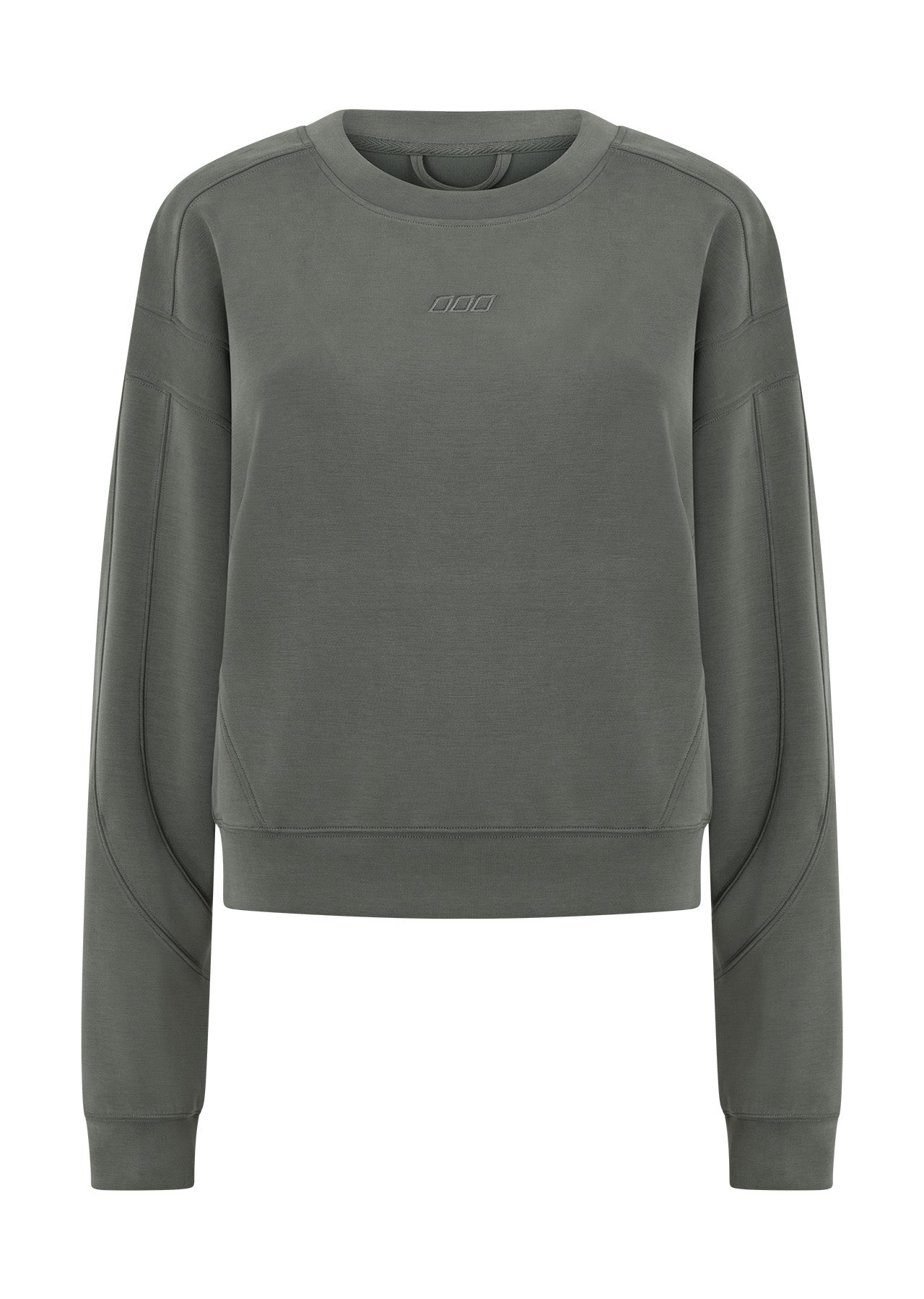 Lorna Jane Make Space Cropped Sweatshirt - Agave Green