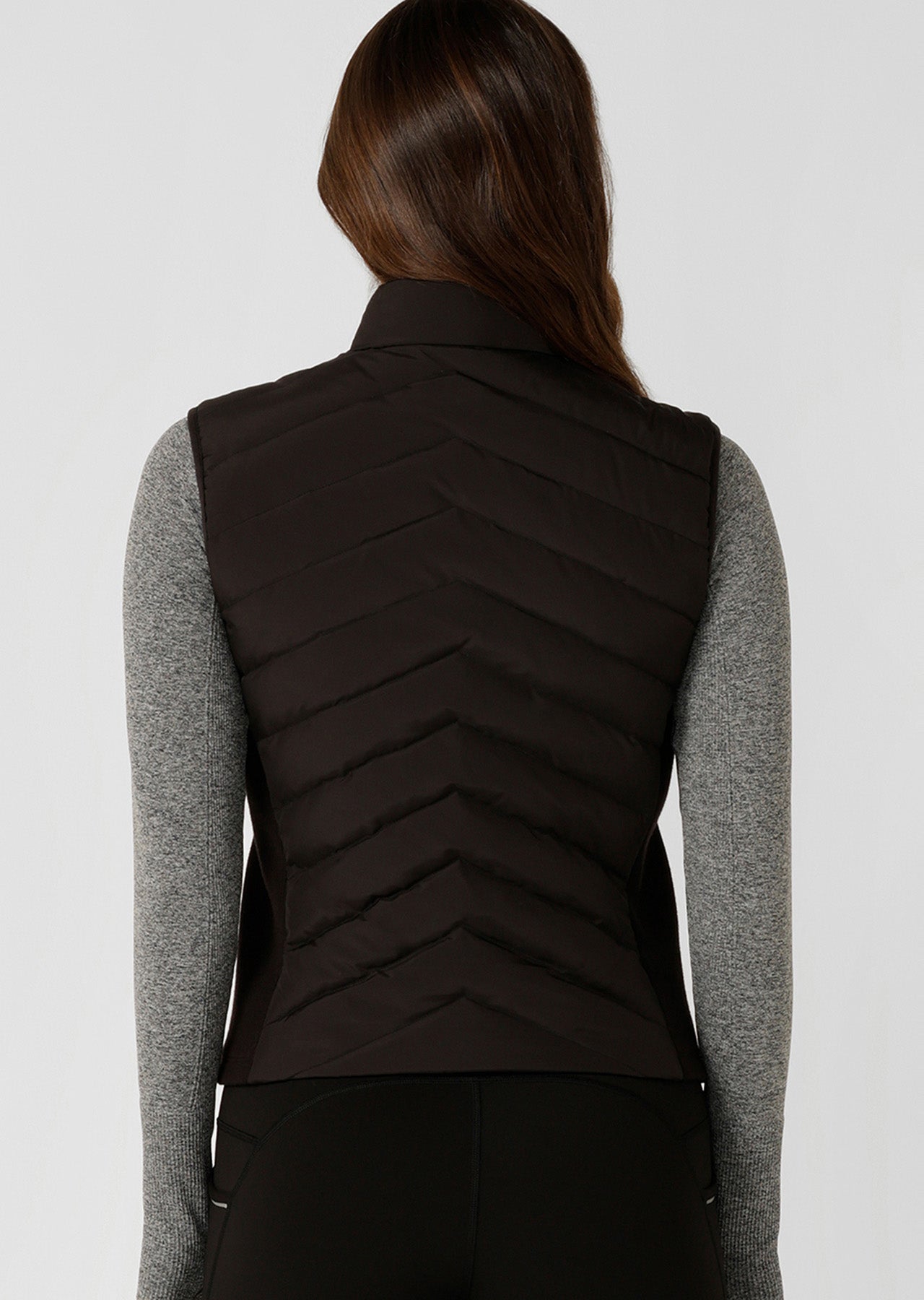 Lorna Jane Run Warmer Active Puffer Vest - Black