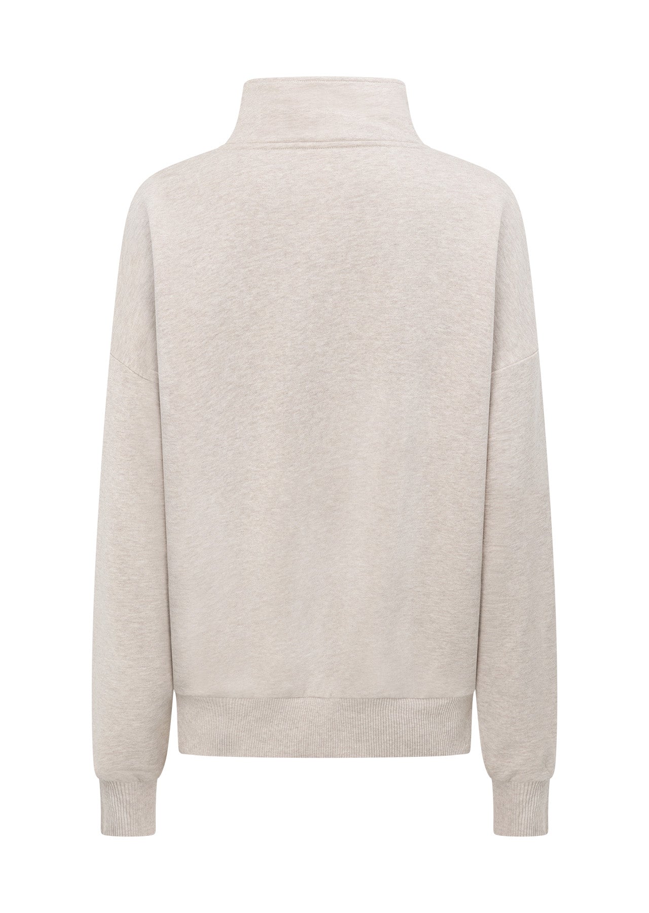 Lorna Jane LJC Heritage Quarter Zip Sweat - Oat Marl