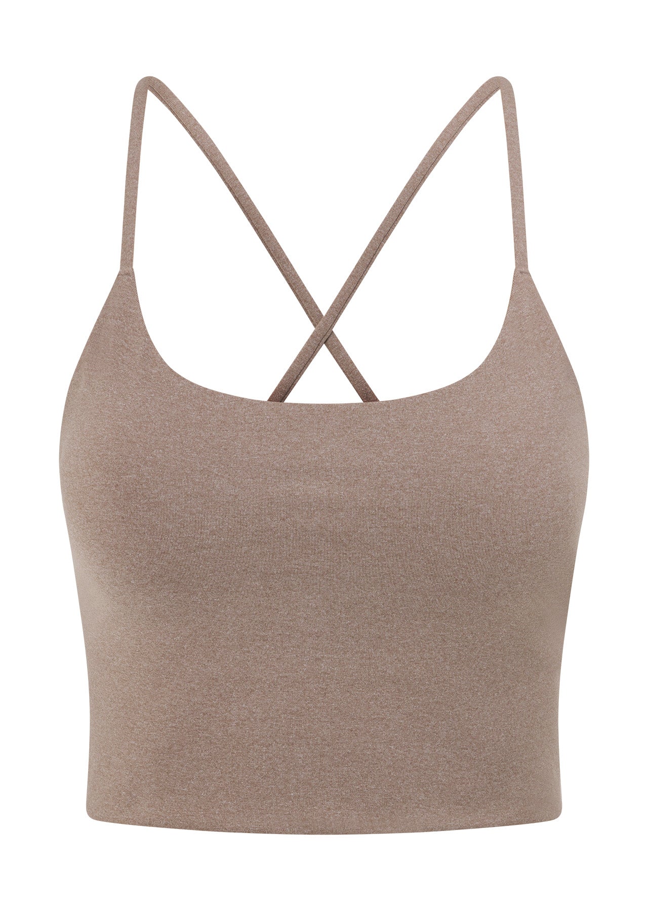 Lorna Jane Campus Classic Cropped Bra Tank Combo - Bone Marl