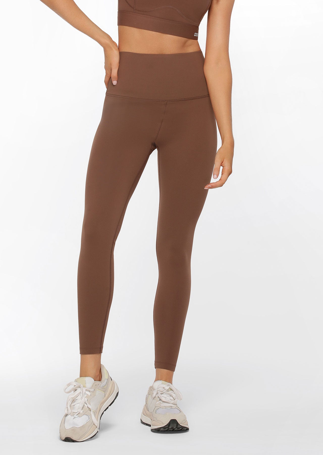 Lorna Jane Ultra High Thermal Full Length Leggings - Chocolate