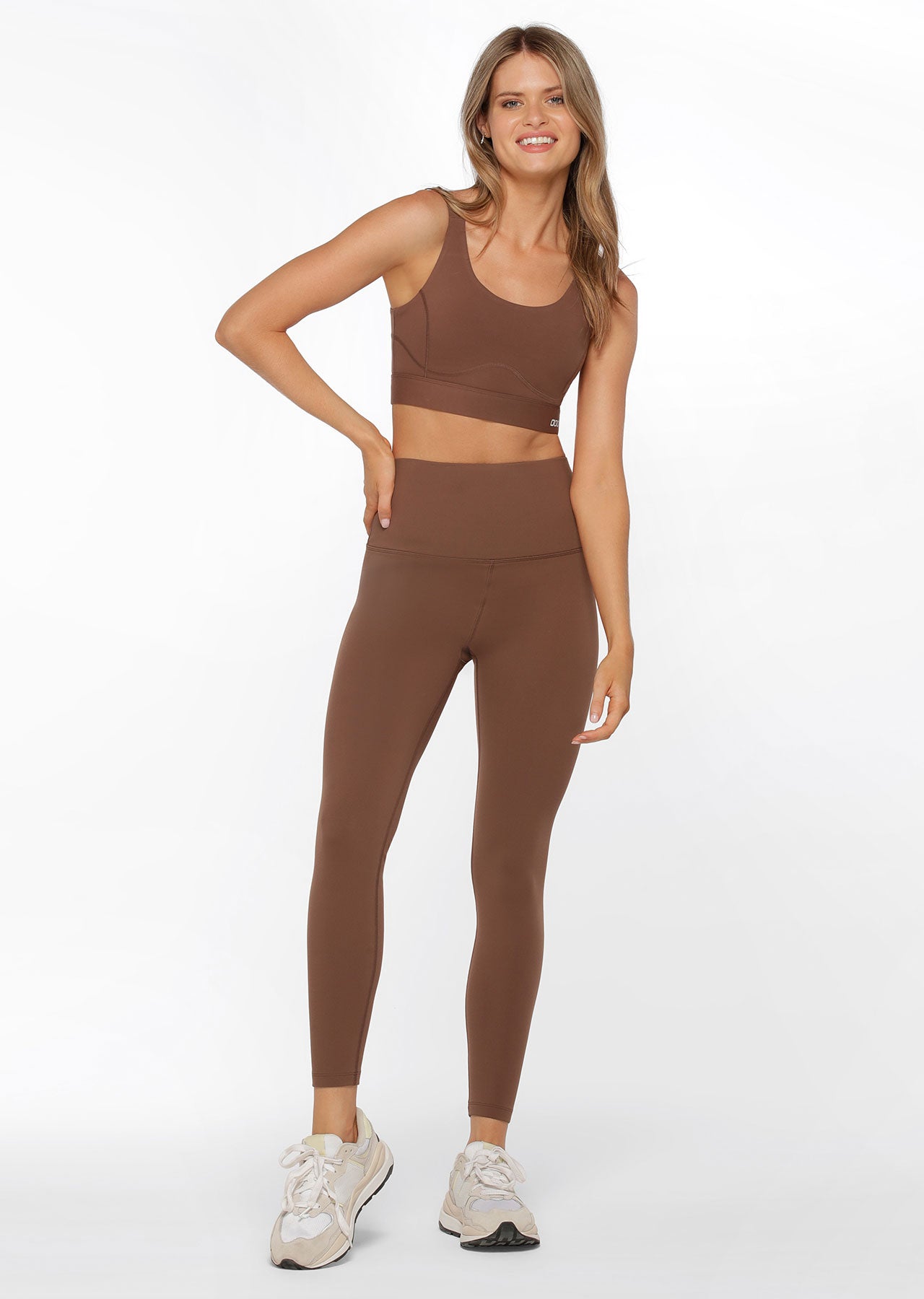 Lorna Jane Ultra High Thermal Full Length Leggings - Chocolate