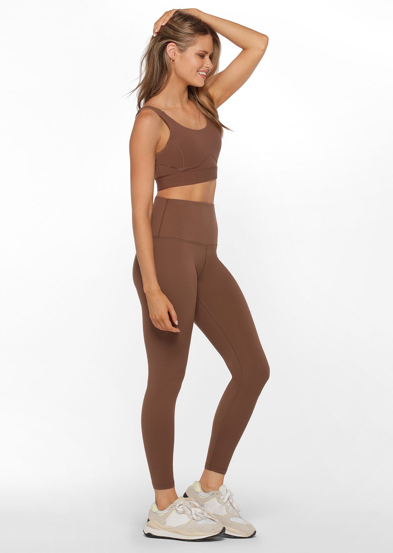 Lorna Jane Ultra High Thermal Full Length Leggings - Chocolate