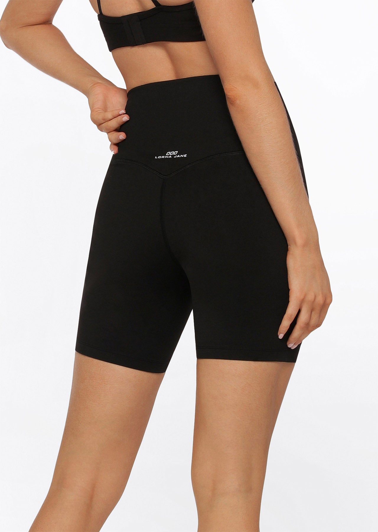 Lorna Jane Ultra High Thermal Bike Shorts - Black