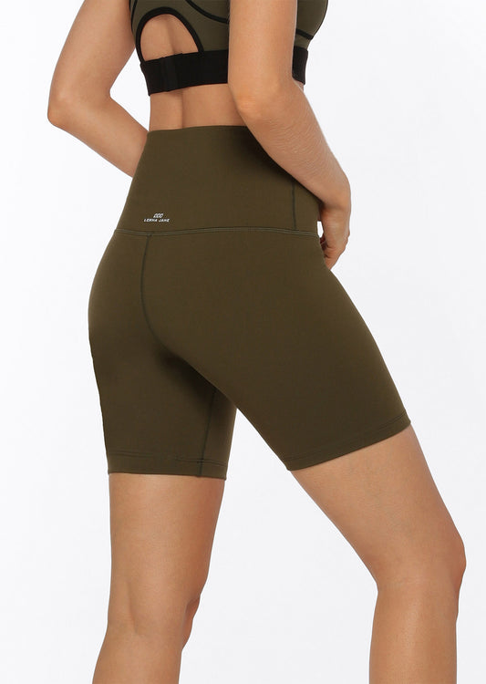 Lorna Jane Ultra High Thermal Bike Shorts - Luxury Green