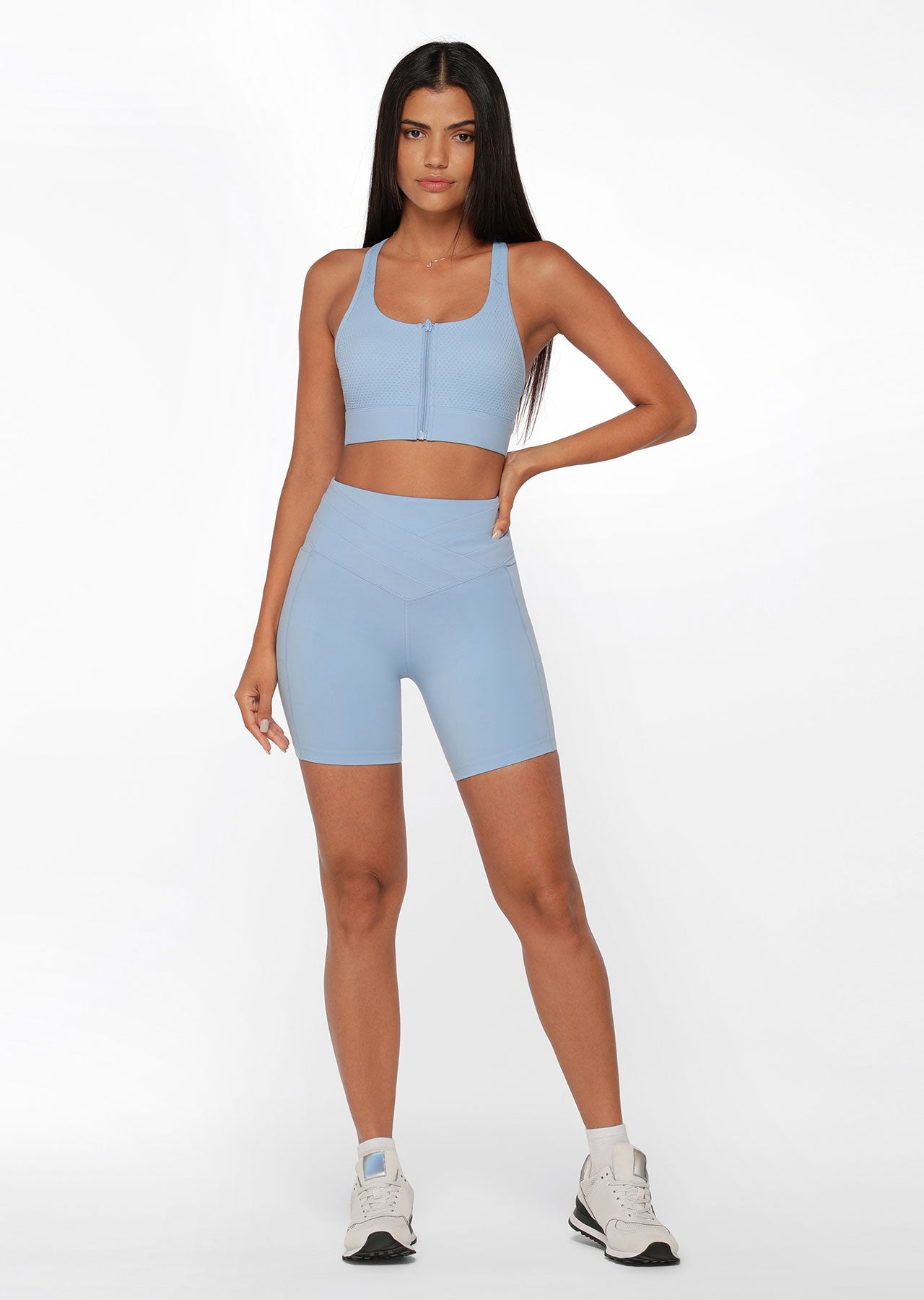 Lorna Jane Train Hard Sports Bra - Moontide