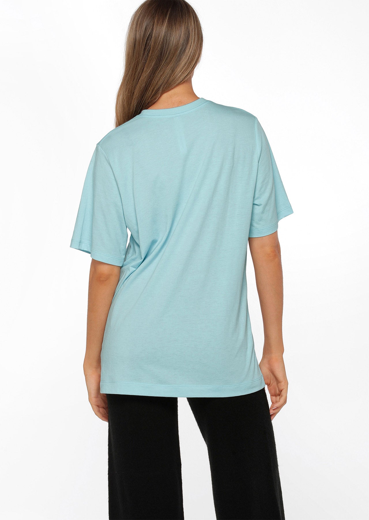 Lorna Jane Runner Eclipse Relaxed Tee - Amalfi Blue