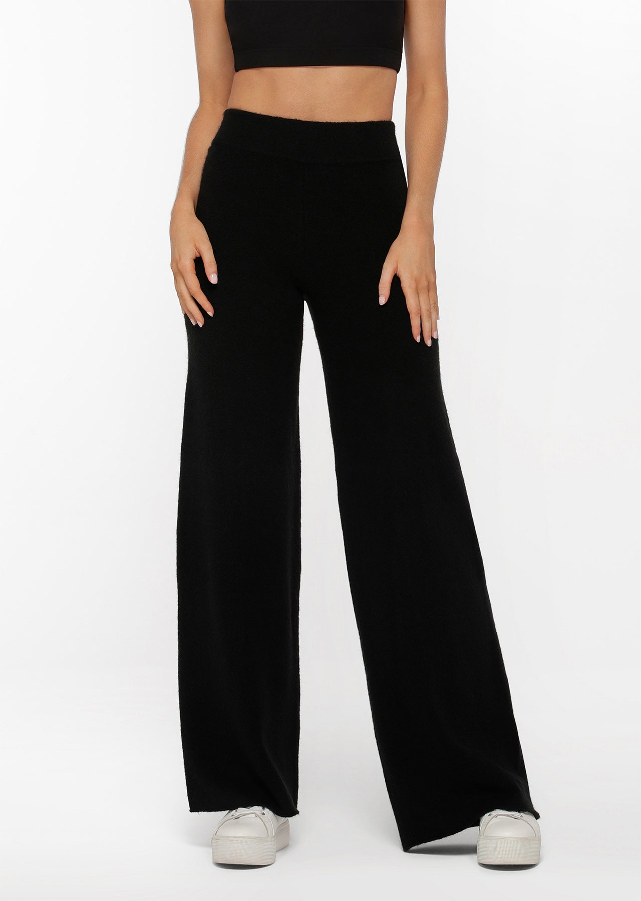 Lorna Jane Recoup Knitted Flares - Black