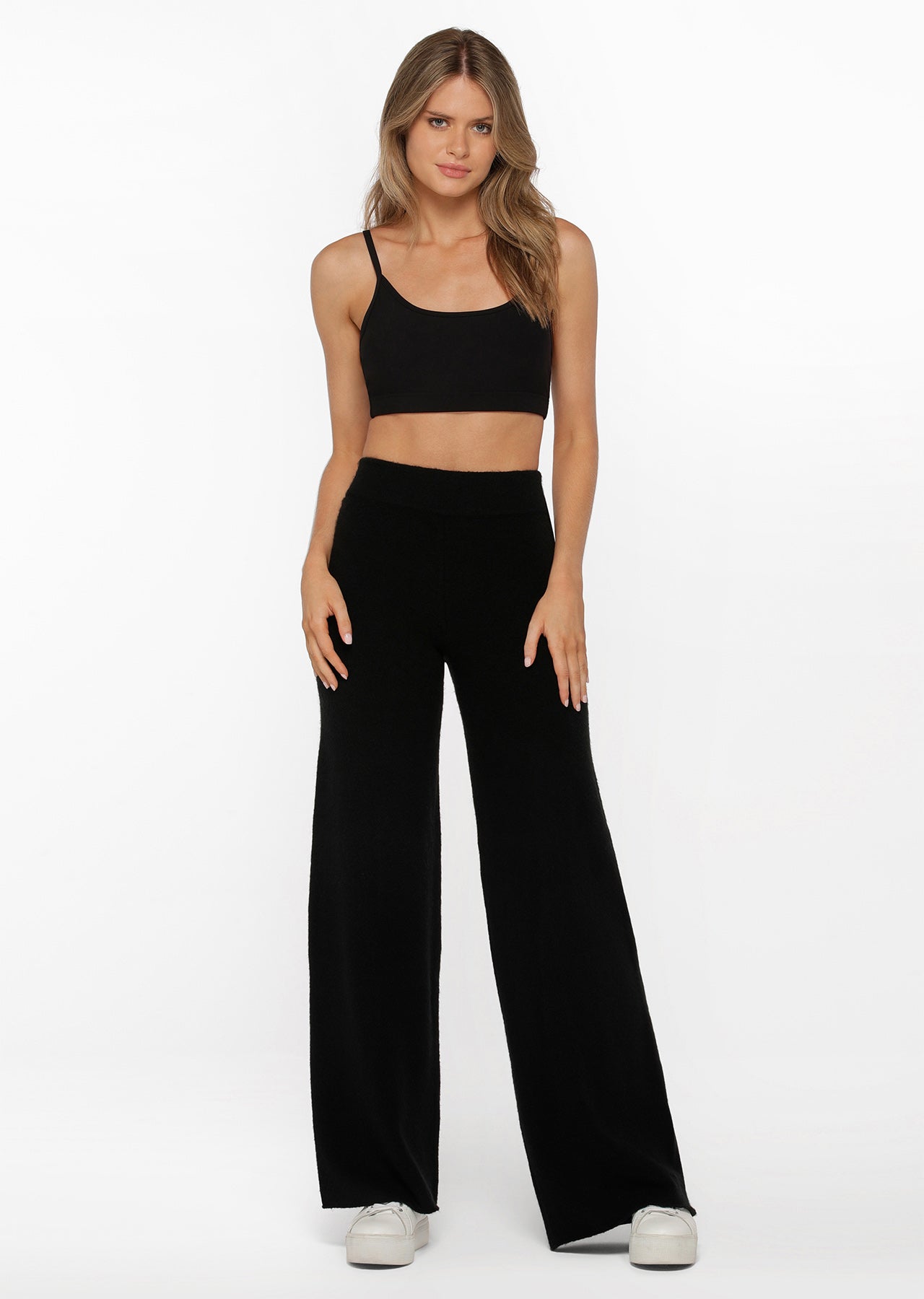 Lorna Jane Recoup Knitted Flares - Black