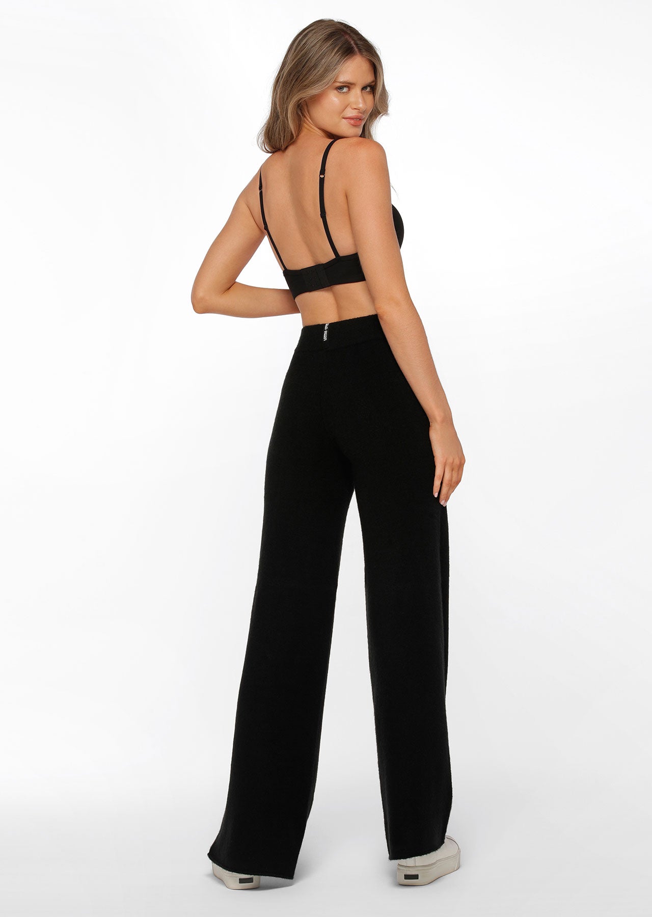 Lorna Jane Recoup Knitted Flares - Black