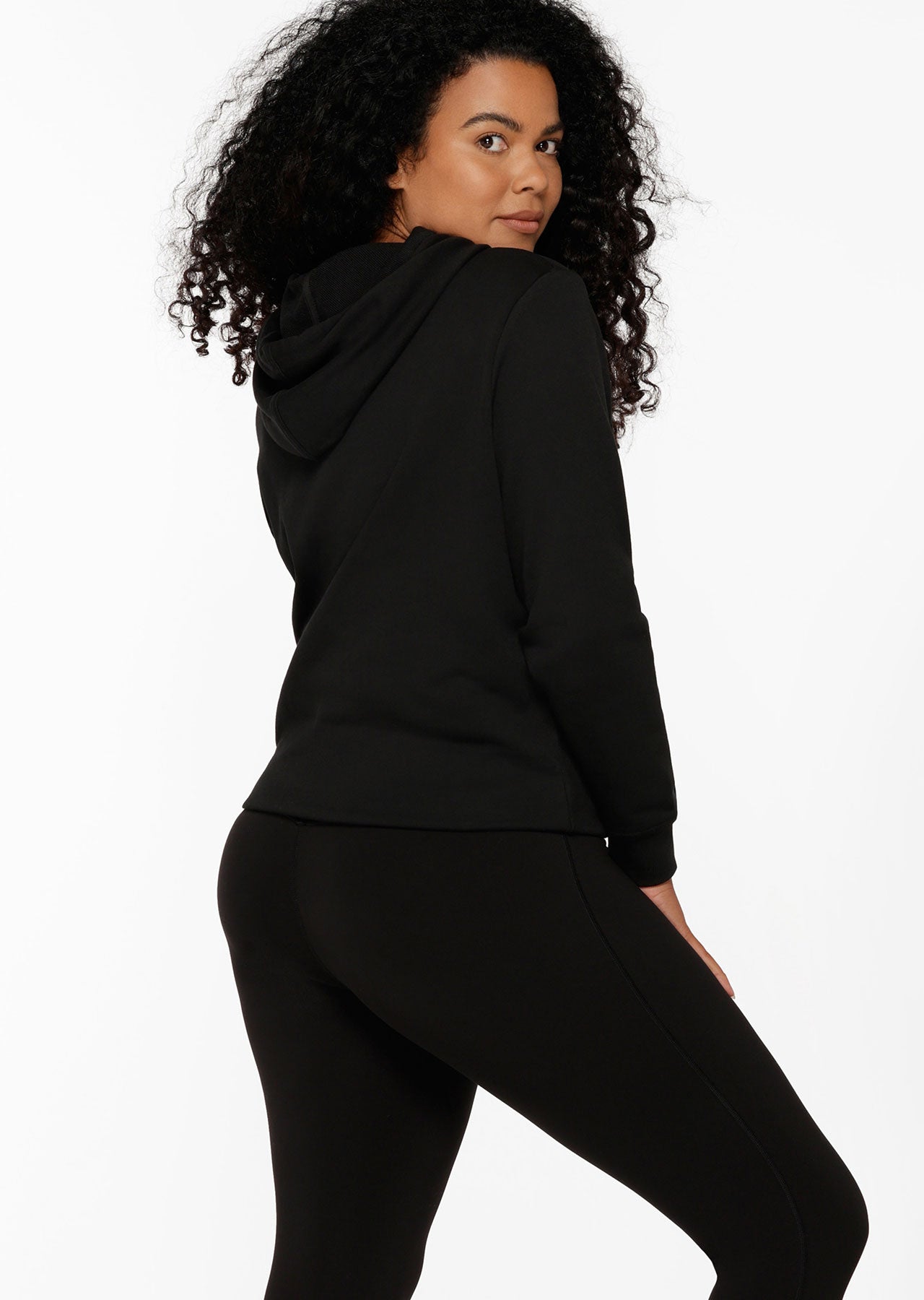Lorna Jane Lotus Hoodie - Black
