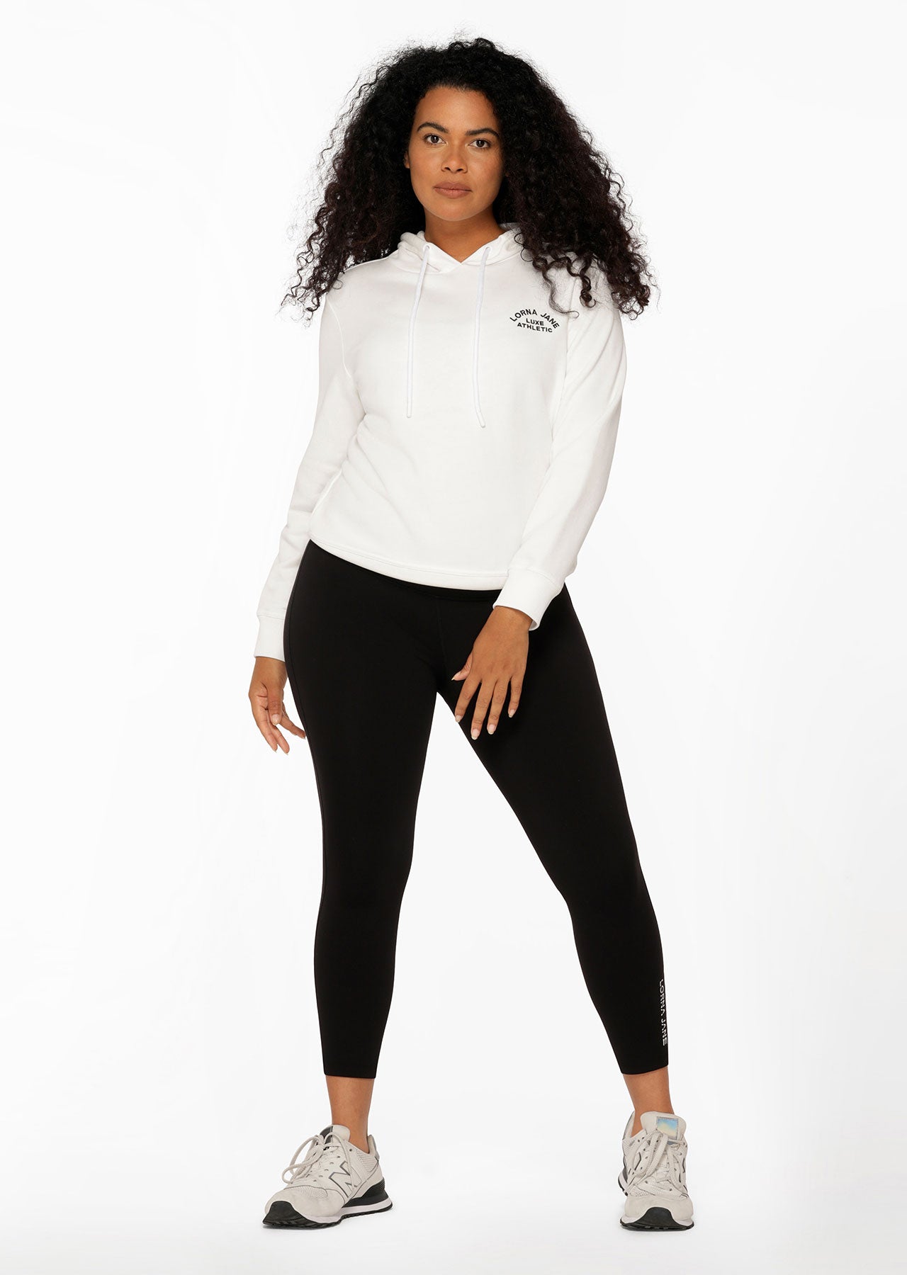 Lorna Jane Lotus Hoodie - Porcelain