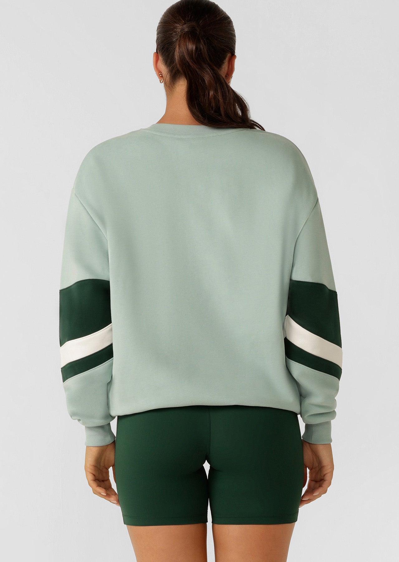 Lorna Jane Freshman Oversized Sweat - Sea Mist Multi