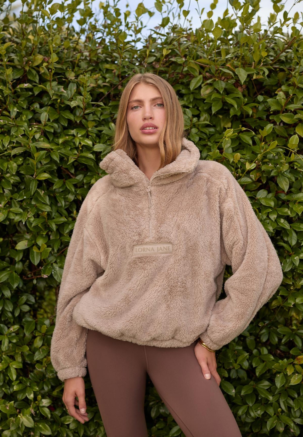 Lorna Jane Ultra Soft Teddy Pullover - Off White