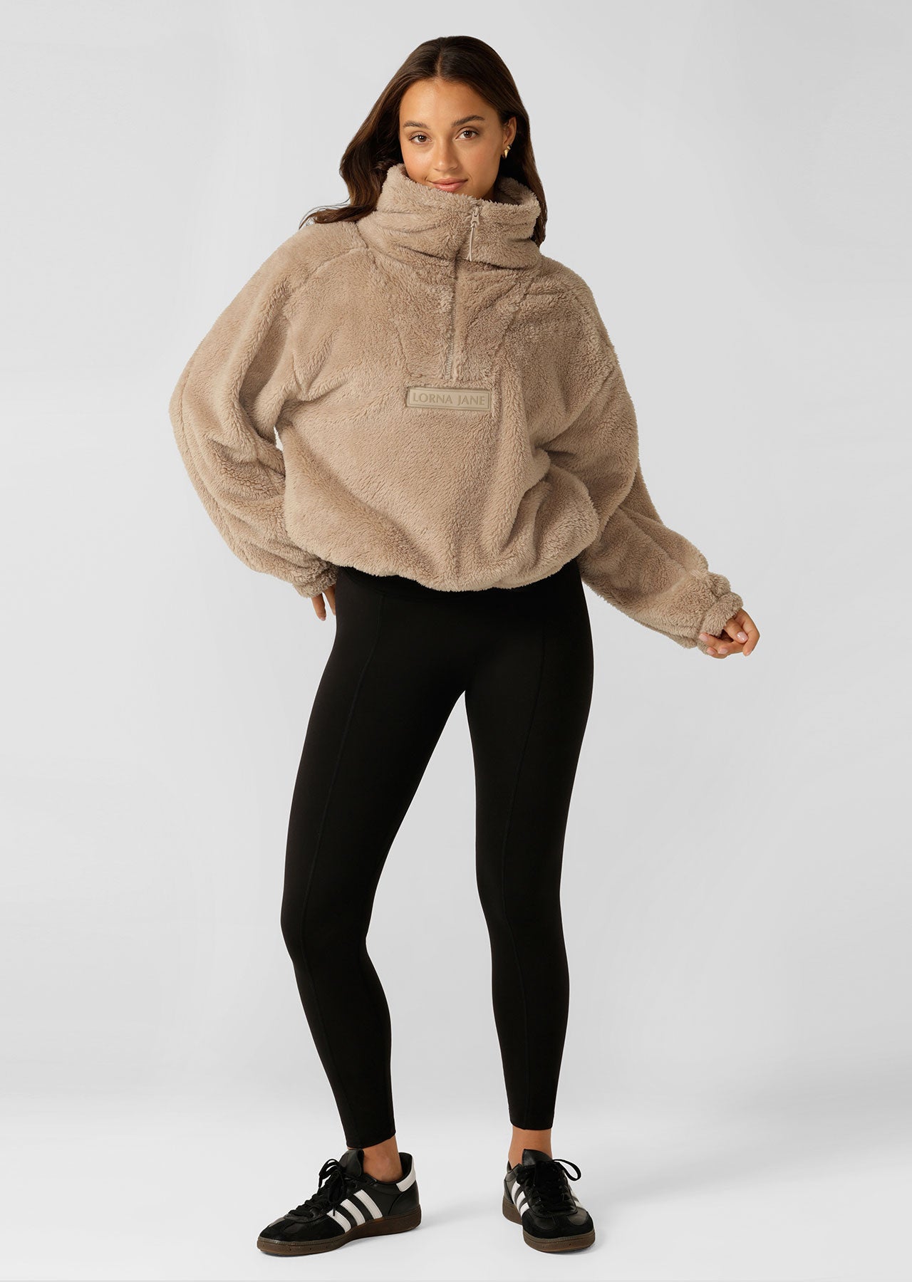 Lorna Jane Ultra Soft Teddy Pullover - Off White