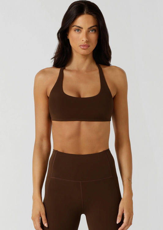 Lorna Jane Total Bliss Adjustable Sports Bra - Espresso