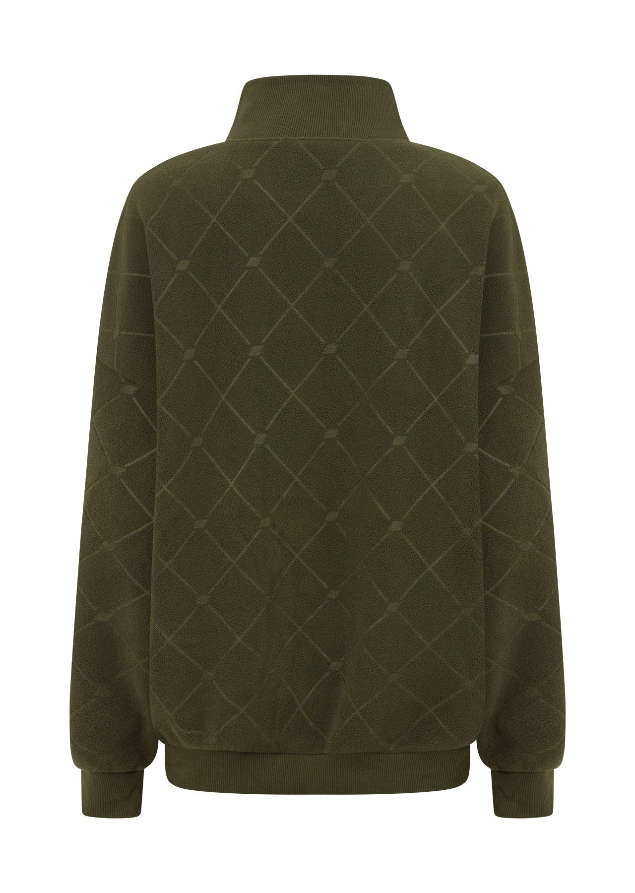 Lorna Jane Iconic Monogram Fleece Sweat - Luxury Green