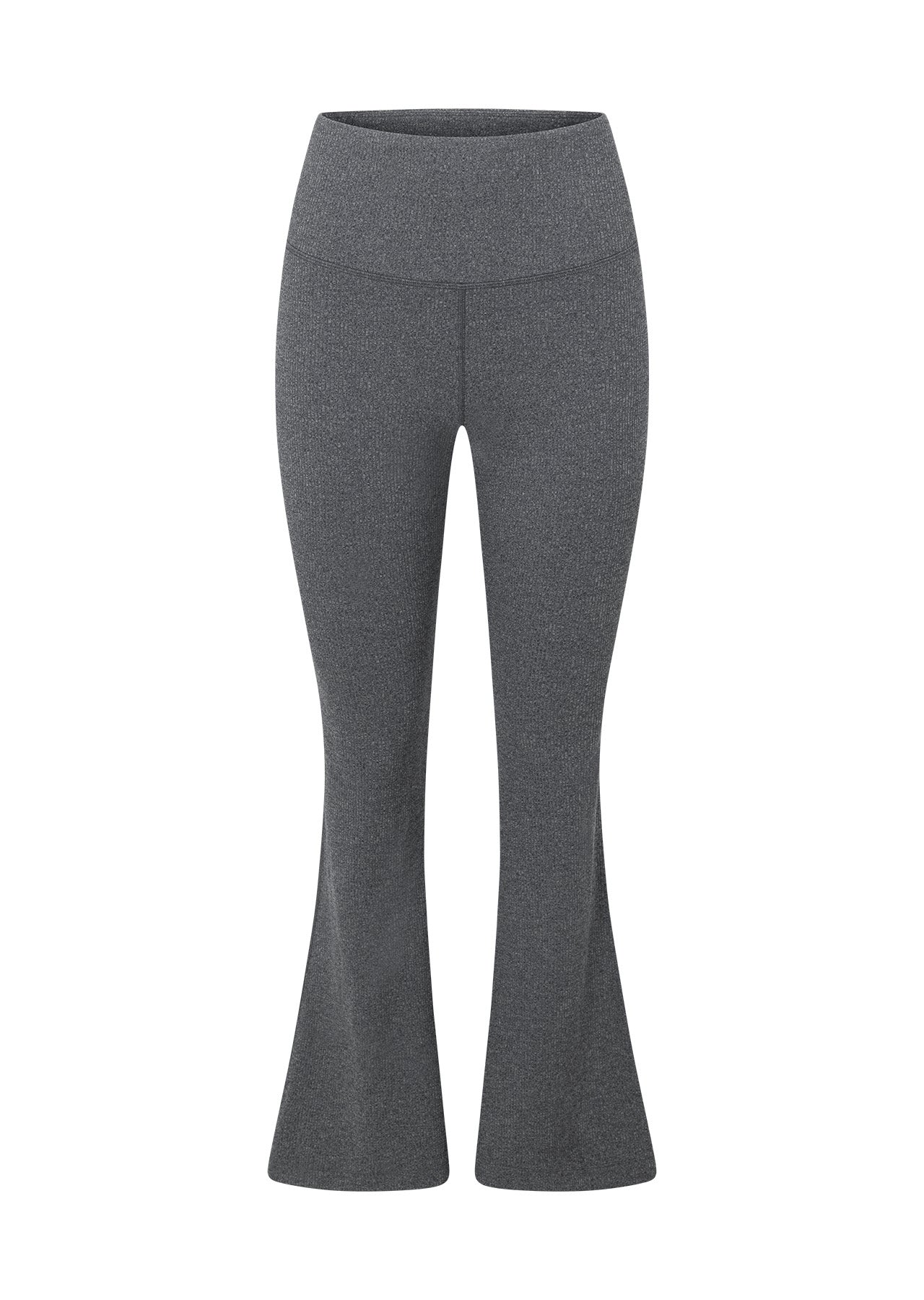 Lorna Jane Divine Rib Flared Leggings - Midnight Blue Marl