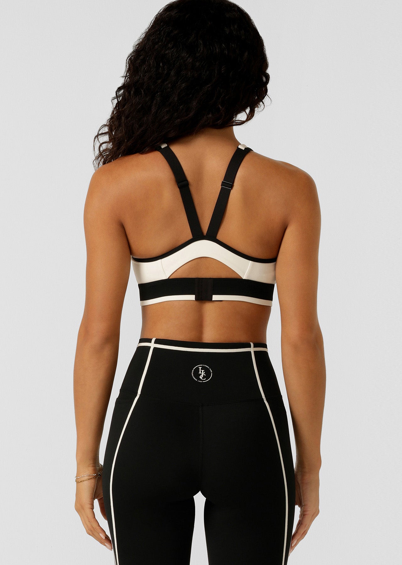 Lorna Jane LJC Retro Sports Bra - Cream