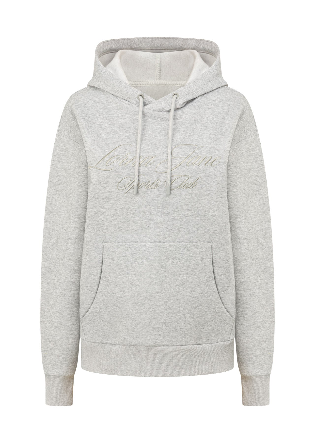 Lorna Jane Sports Club Fleece Hoodie - Grey Marl