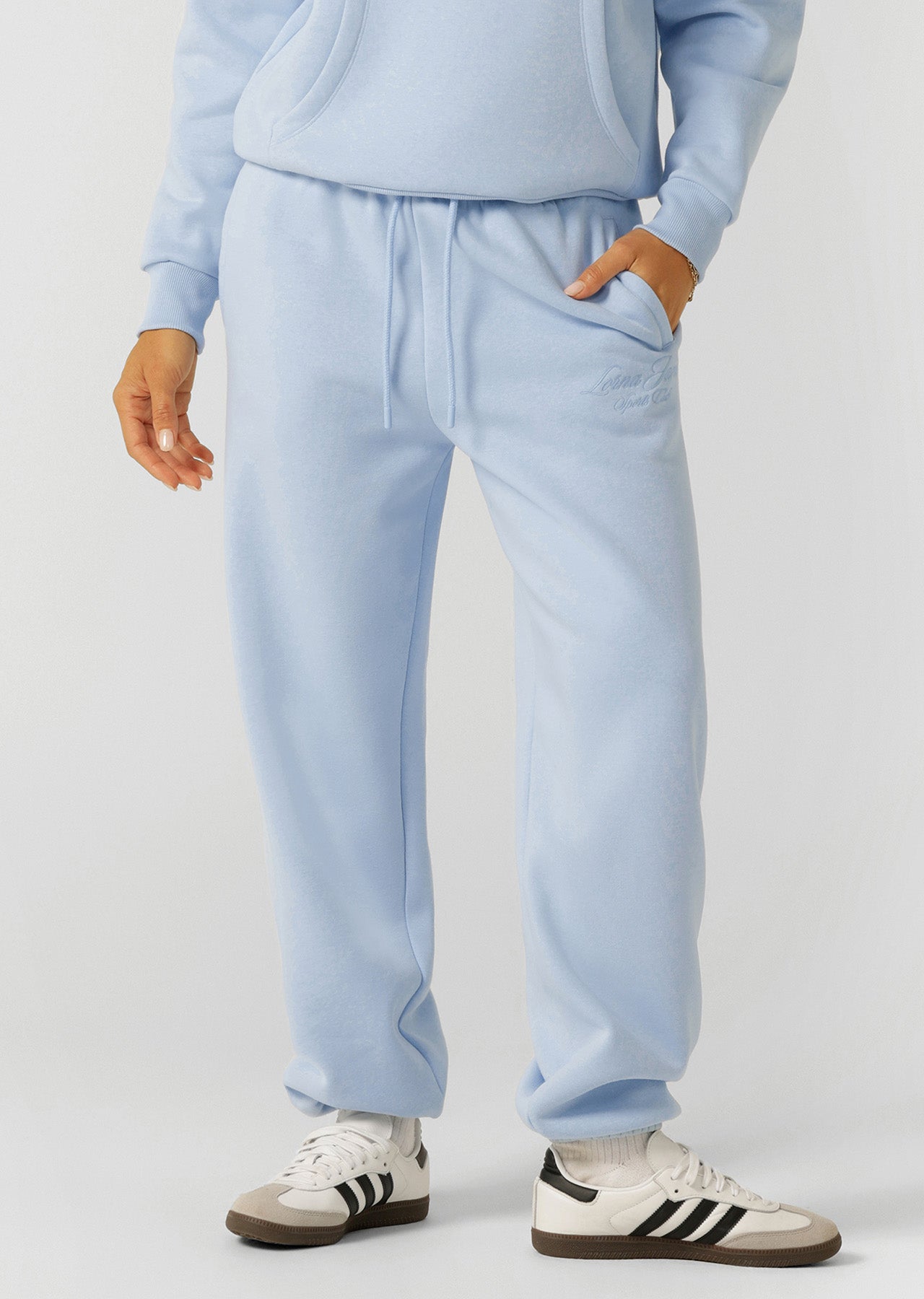 Lorna Jane Sports Club Fleece Sweatpants - Toulouse Blue